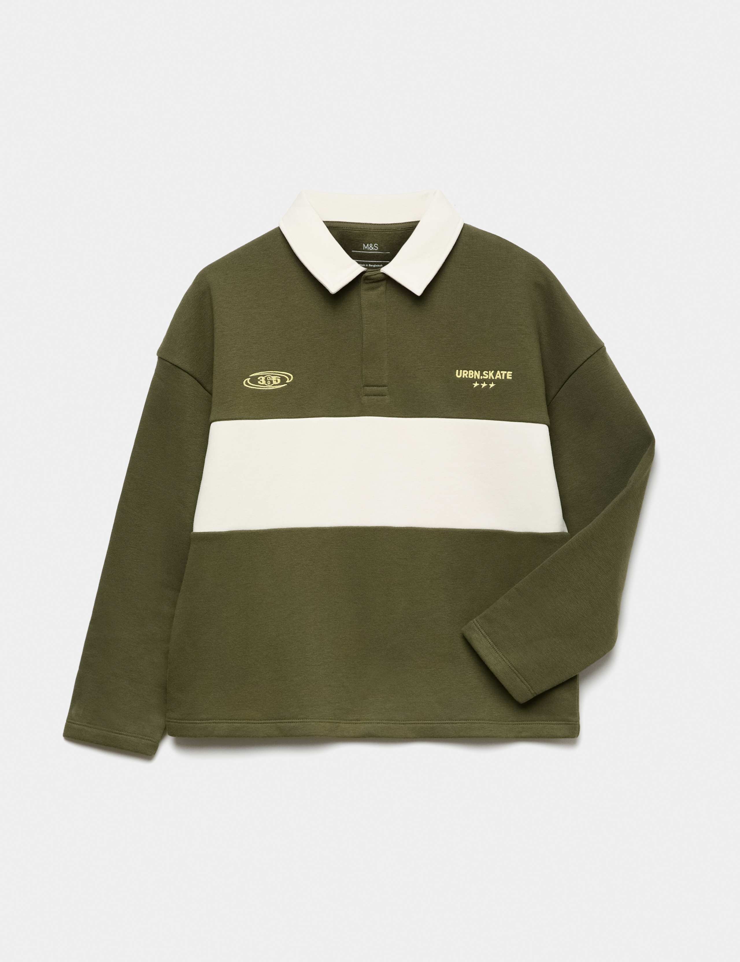 Cotton Rich Rugby Sweatshirt (6-16 Yrs) 2 of 7