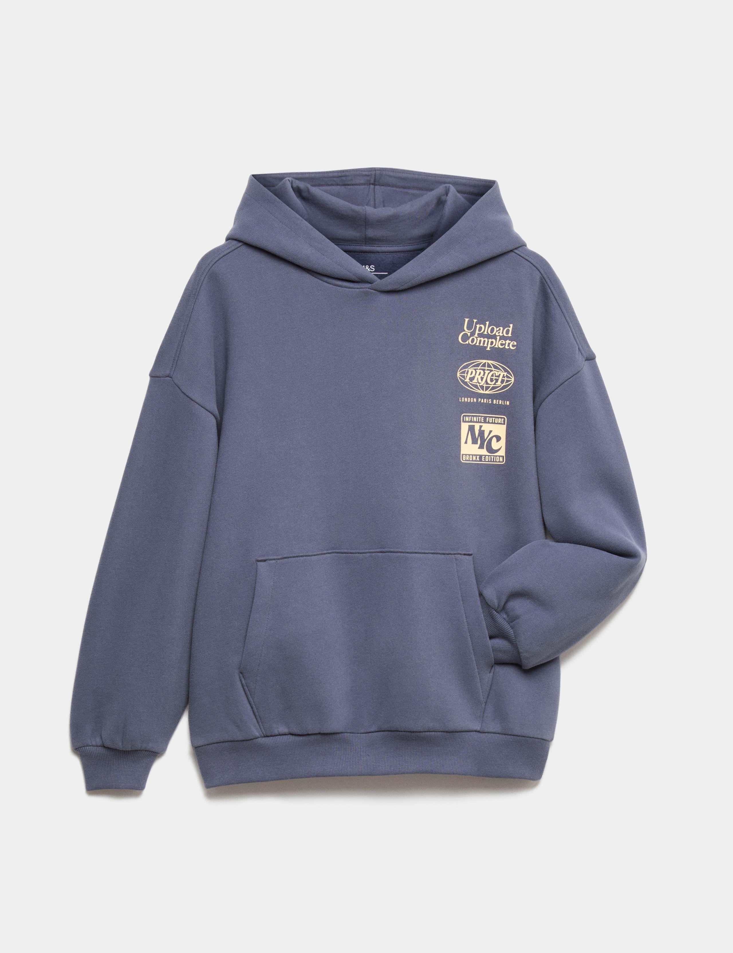 Cotton Rich Graphic Hoodie (6-16 Yrs) 1 of 2