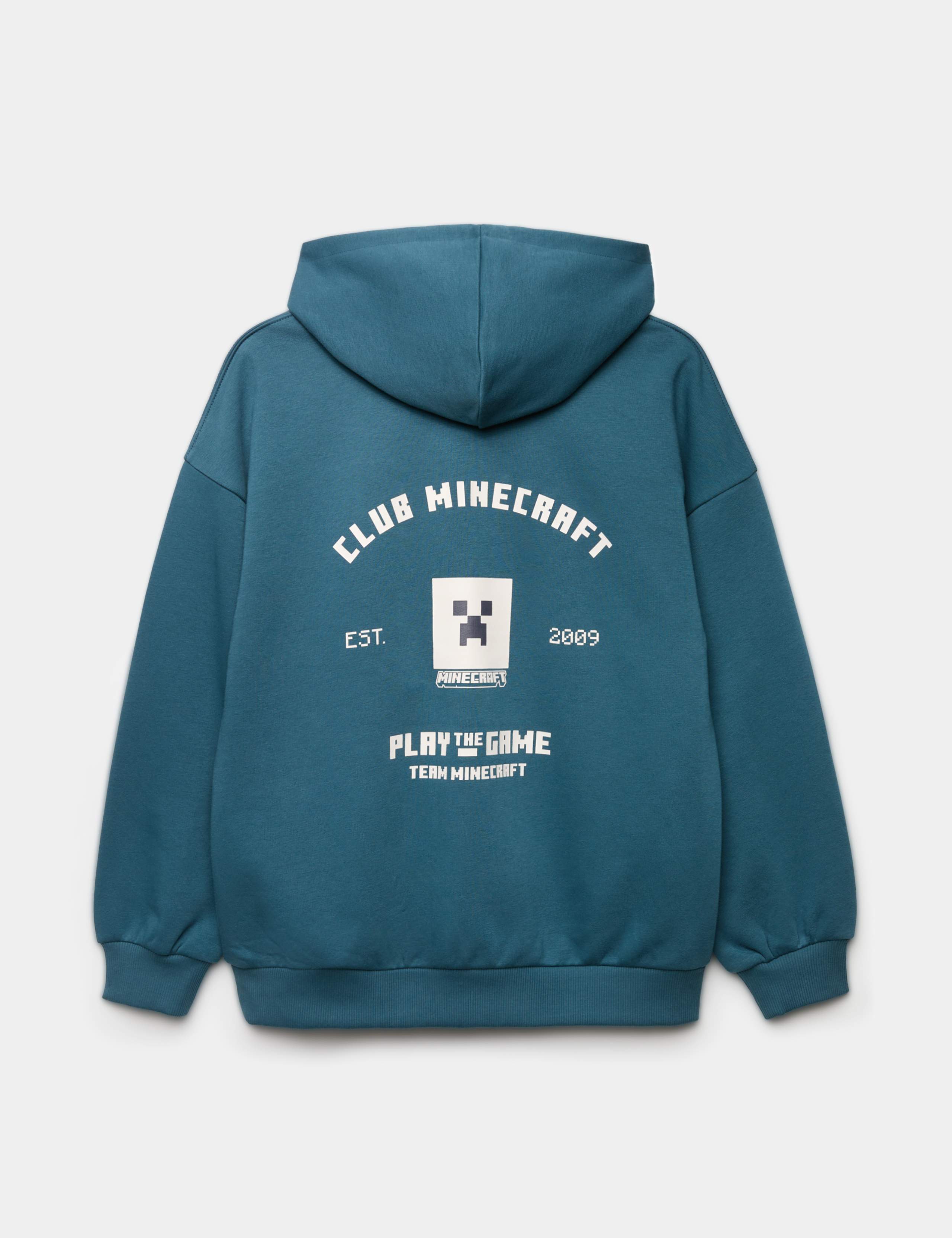 Cotton Rich Minecraft™ Graphic Hoodie (6-16 Yrs) 2 of 2