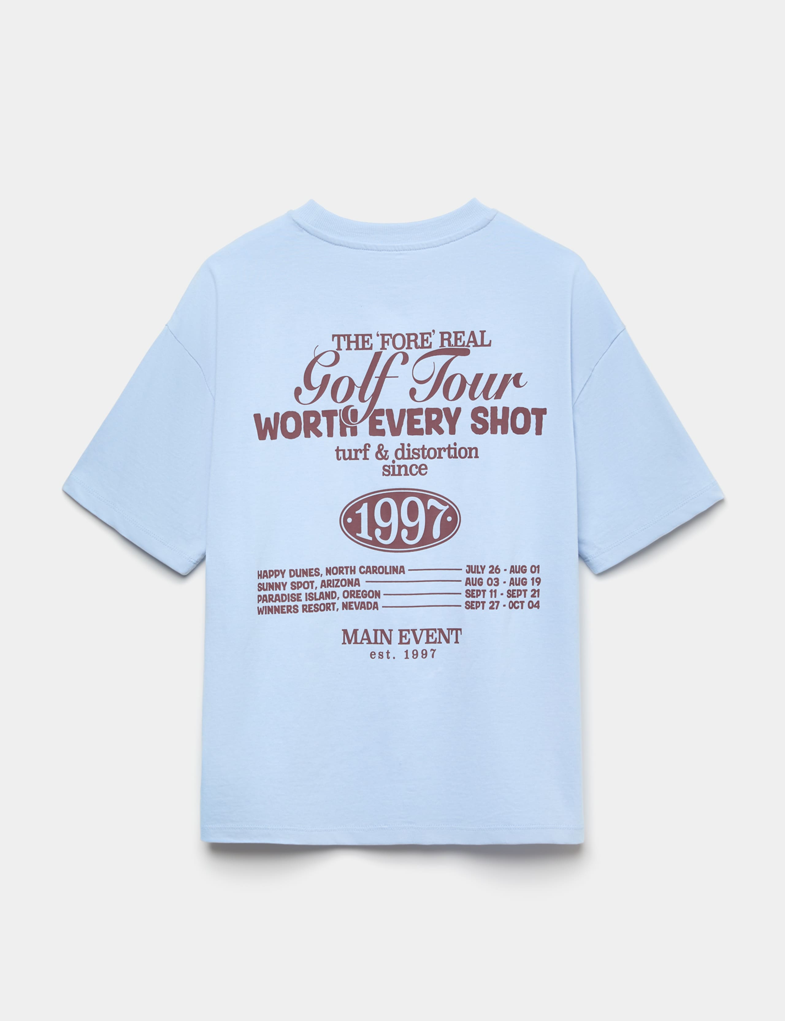 Pure Cotton 'Golf Tour' Slogan T-Shirt (6-16 Yrs) 2 of 2