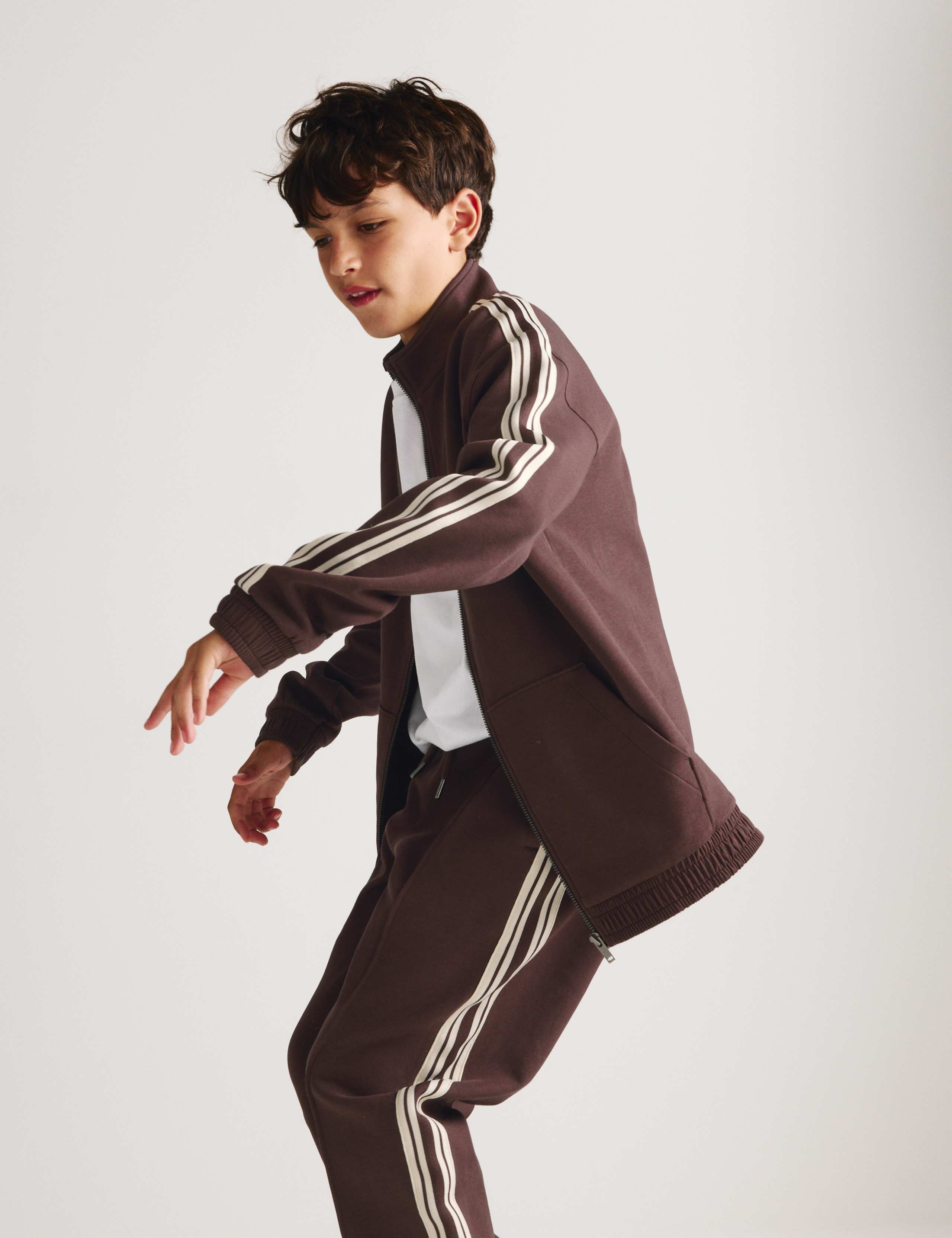 Cotton Rich Zip Sweatshirt (6-16 Yrs) 3 of 7