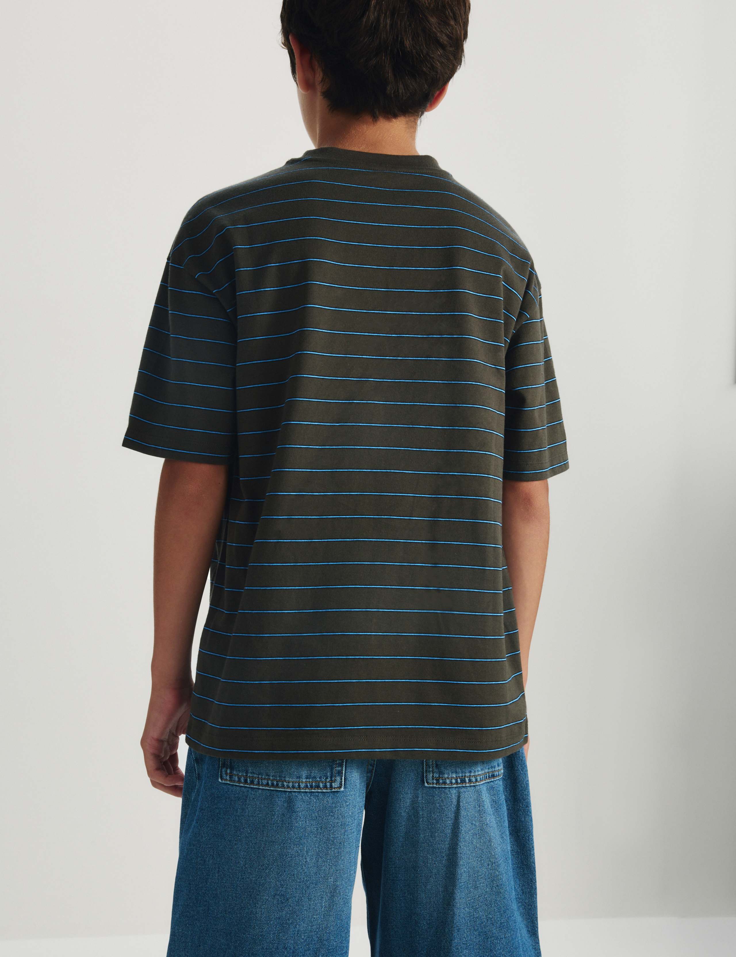 Pure Cotton Striped T-Shirt (6-16 Yrs) 6 of 7