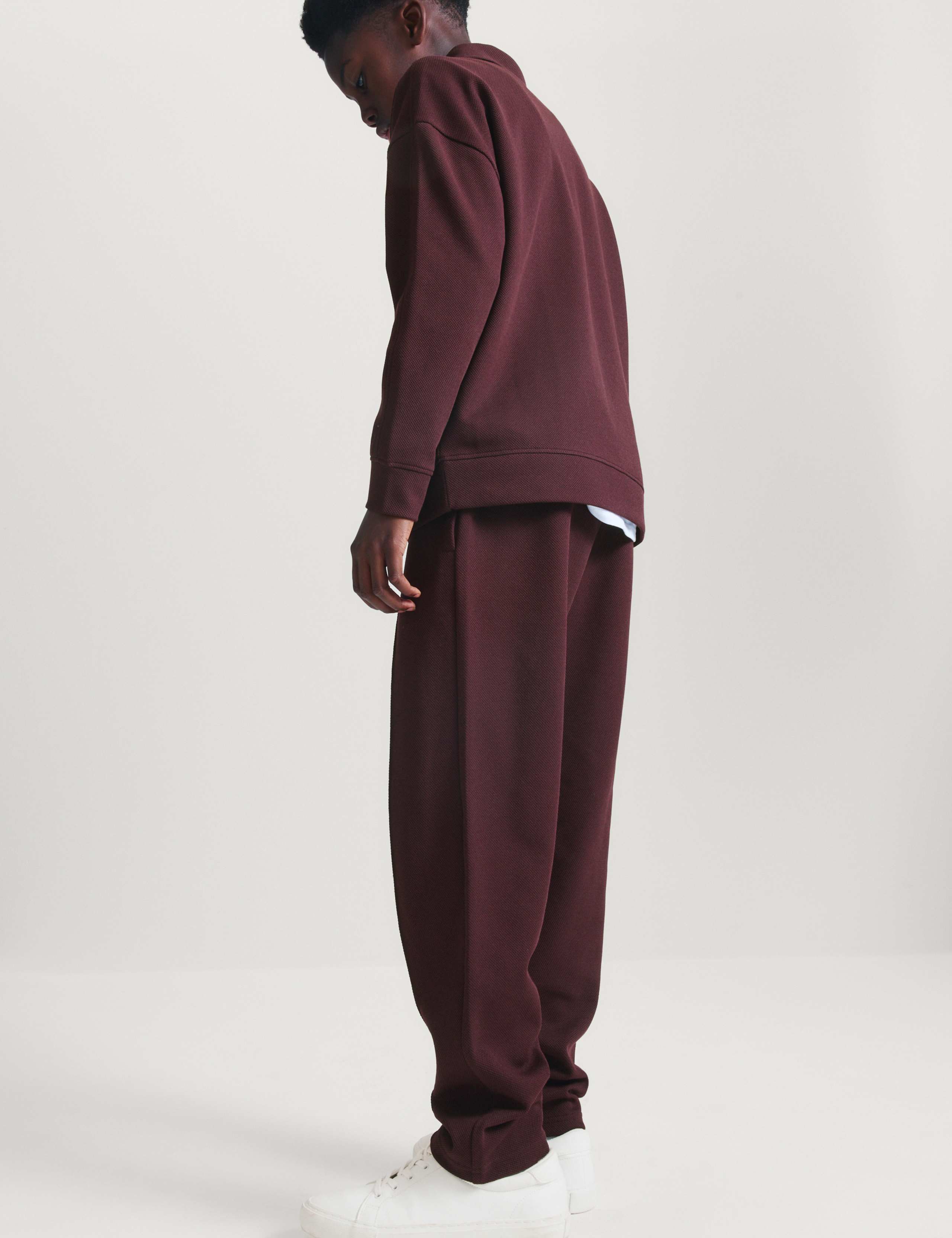 Cotton Blend Pique Joggers (6-16 Yrs) 4 of 5