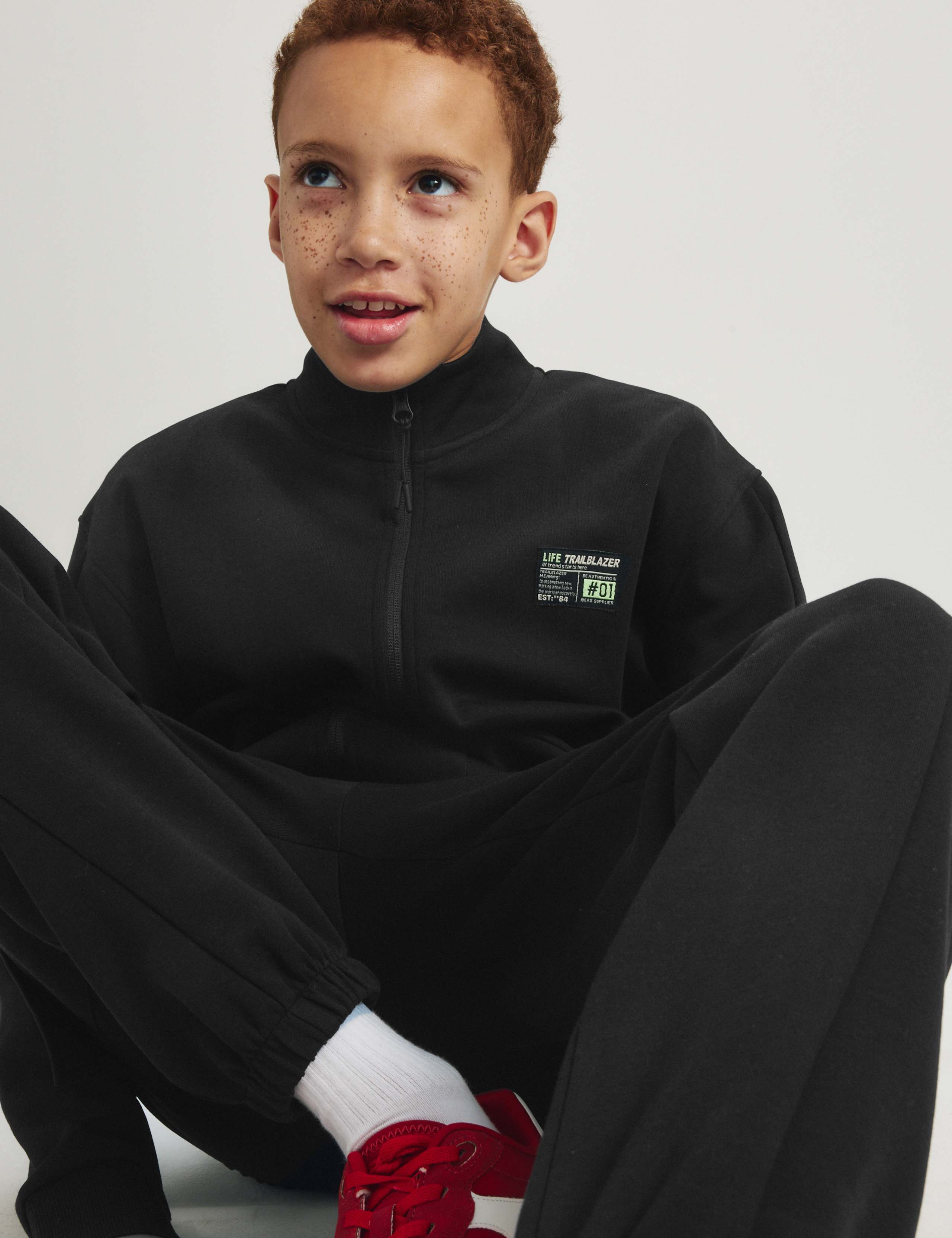 Cotton Rich Zip Through Sweatshirt (6-16 Yrs) 1 of 6