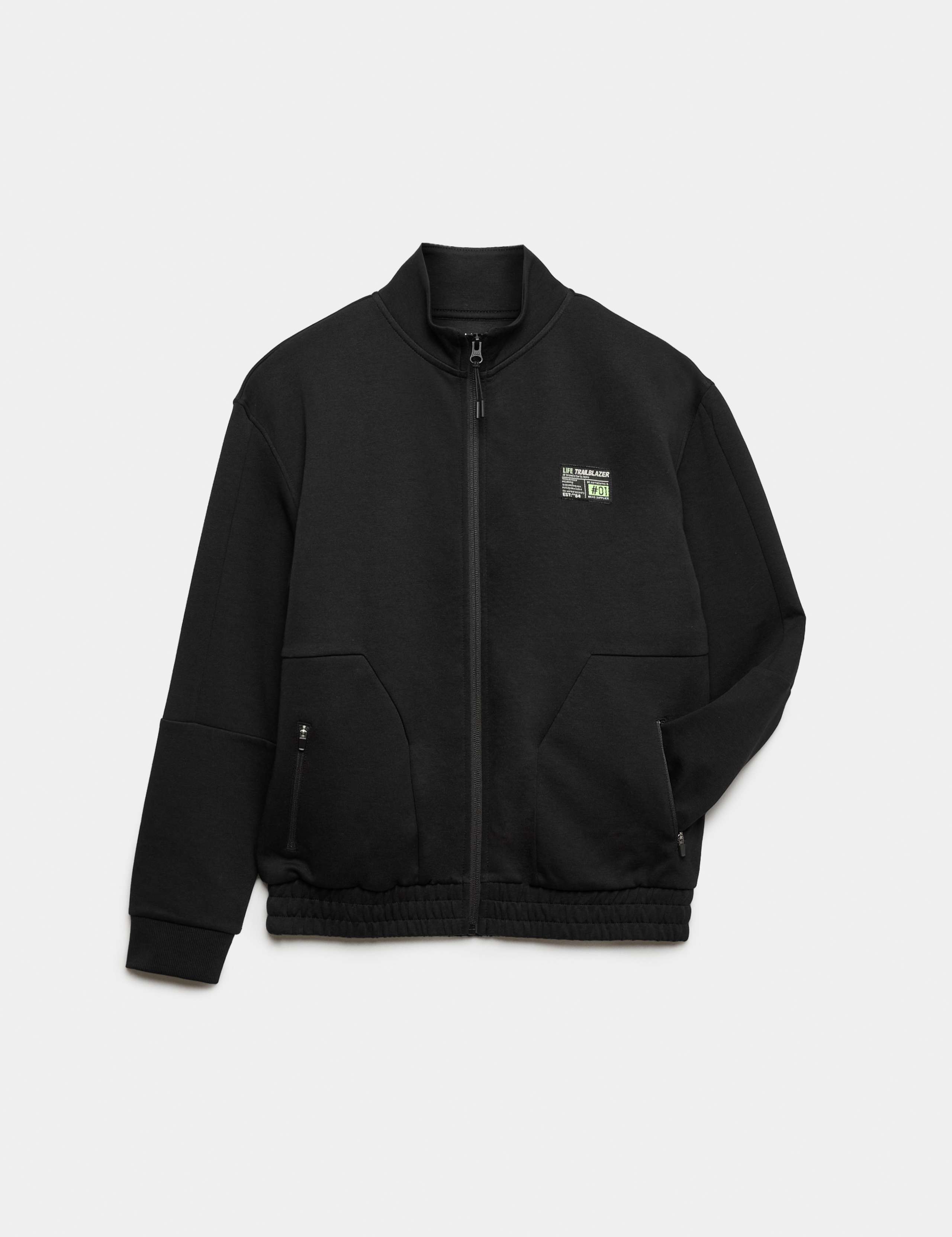 Cotton Rich Zip Through Sweatshirt (6-16 Yrs) 2 of 6
