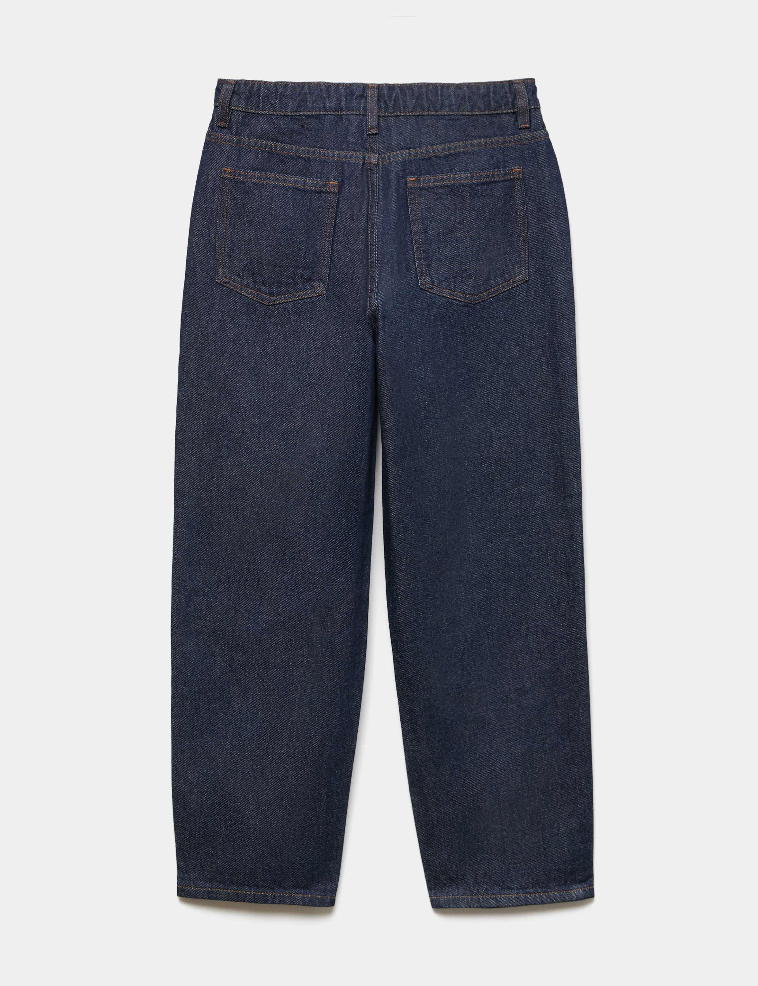 Pure Cotton Barrel Leg Jeans (6-16 Yrs) 7 of 8
