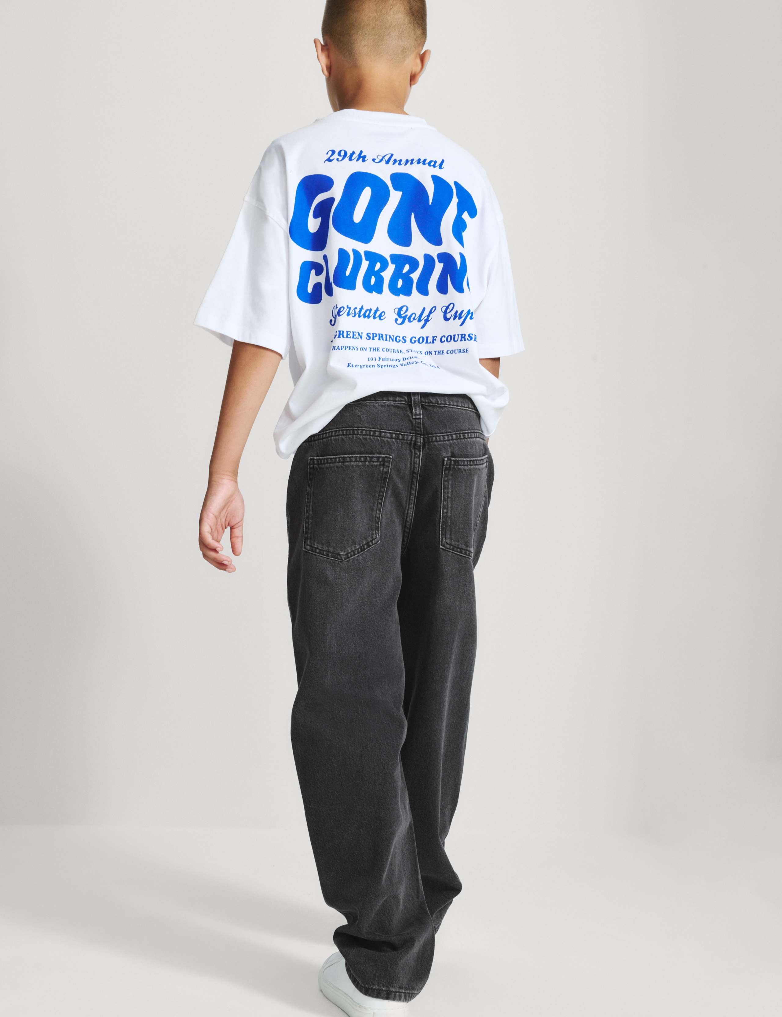Pure Cotton Barrel Leg Jeans (6-16 Yrs) 4 of 7