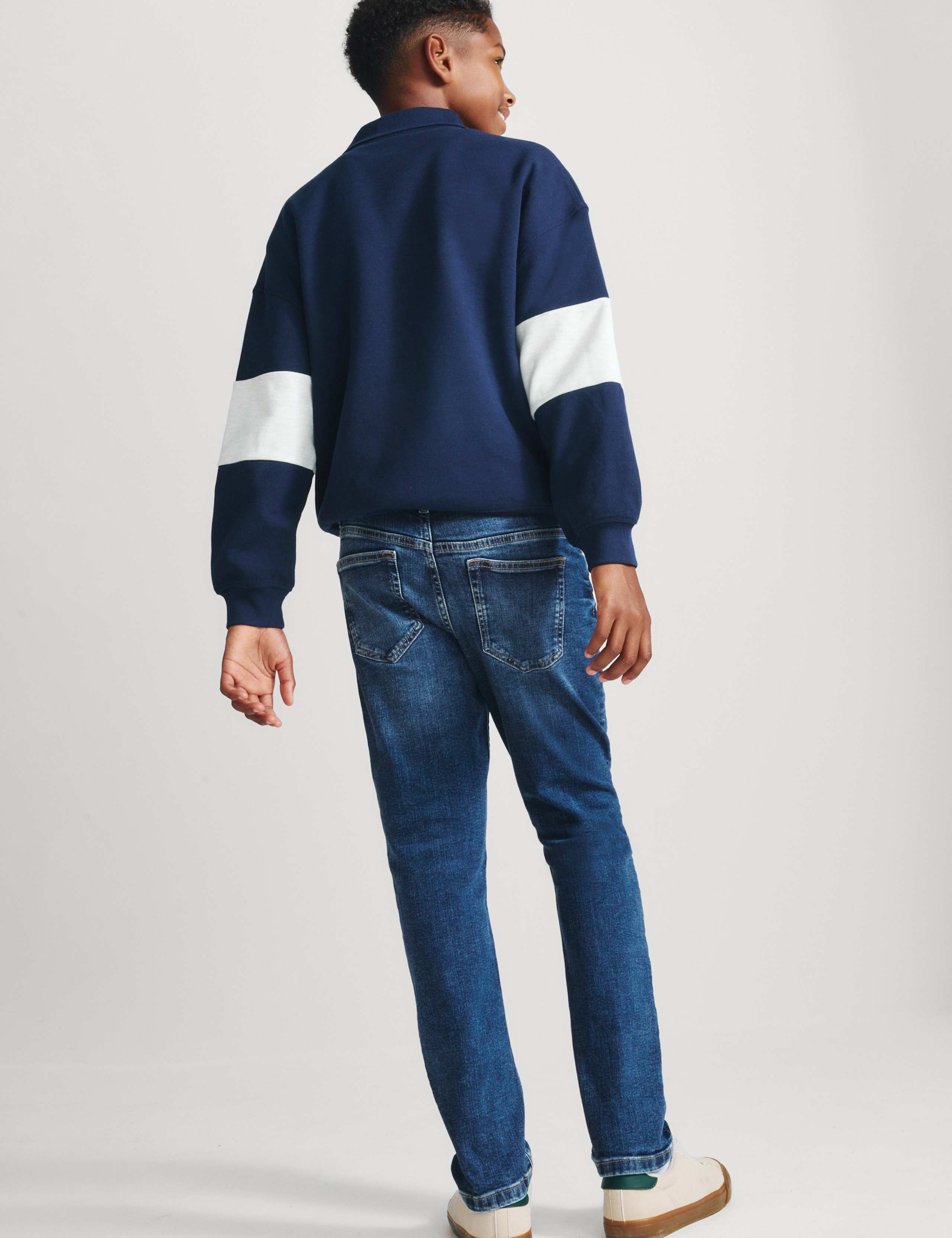 Cotton Rich Slim Jeans (6-16 Yrs) 4 of 6