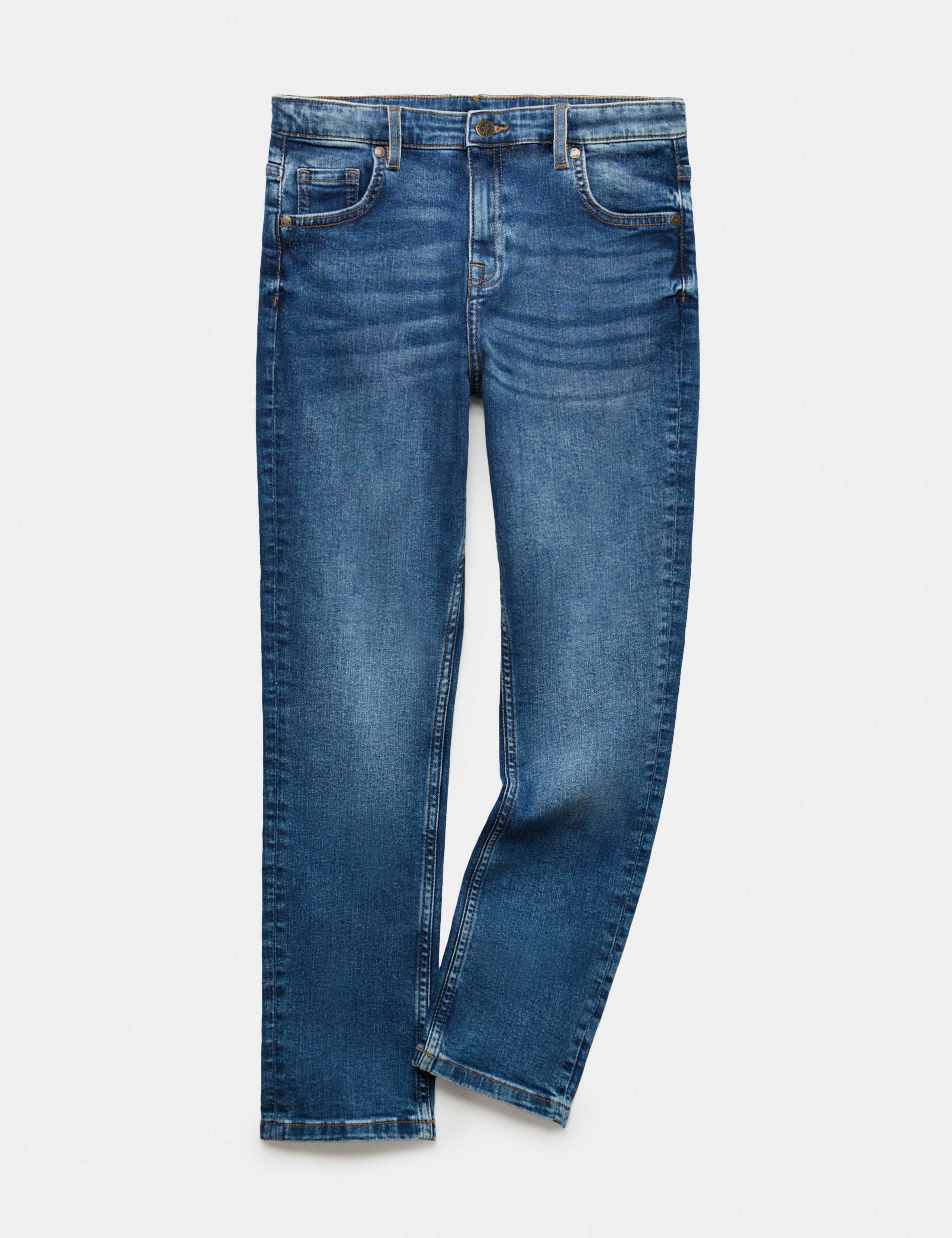 Cotton Rich Slim Jeans (6-16 Yrs) 2 of 6