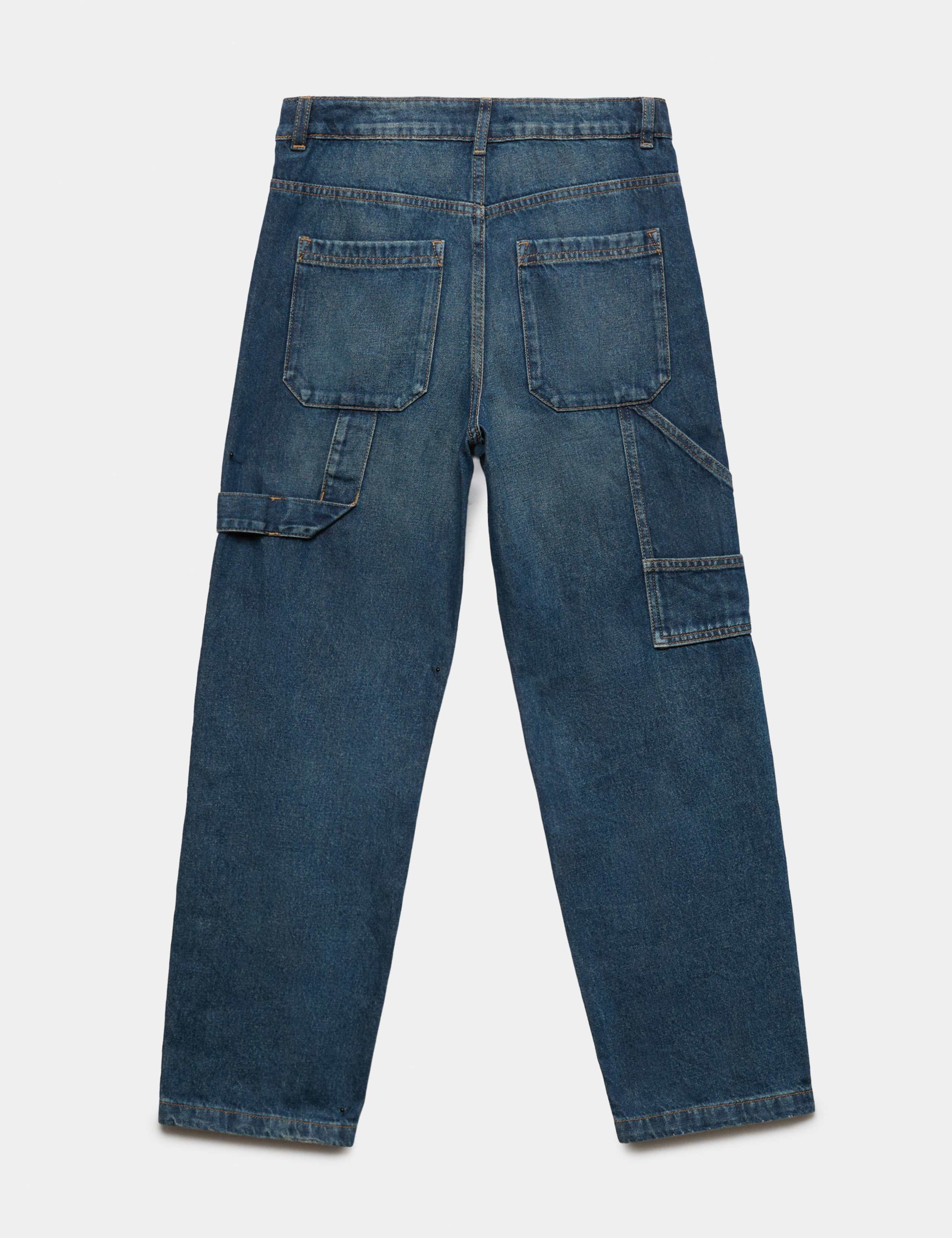 Pure Cotton Baggy Carpenter Jeans (6-16 Yrs) 7 of 8