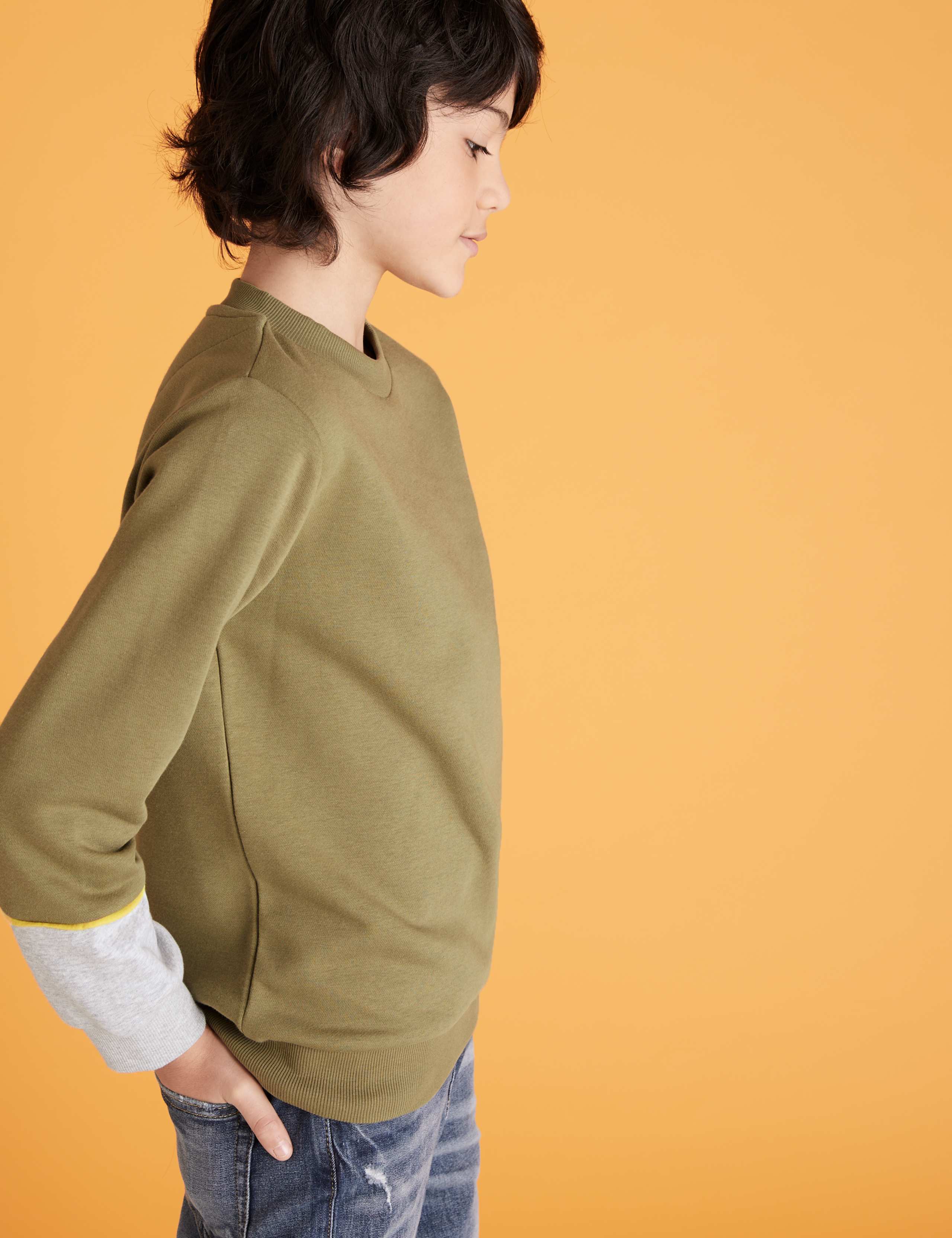 Organic Cotton Sweatshirt (6-16 Yrs) 1 of 4