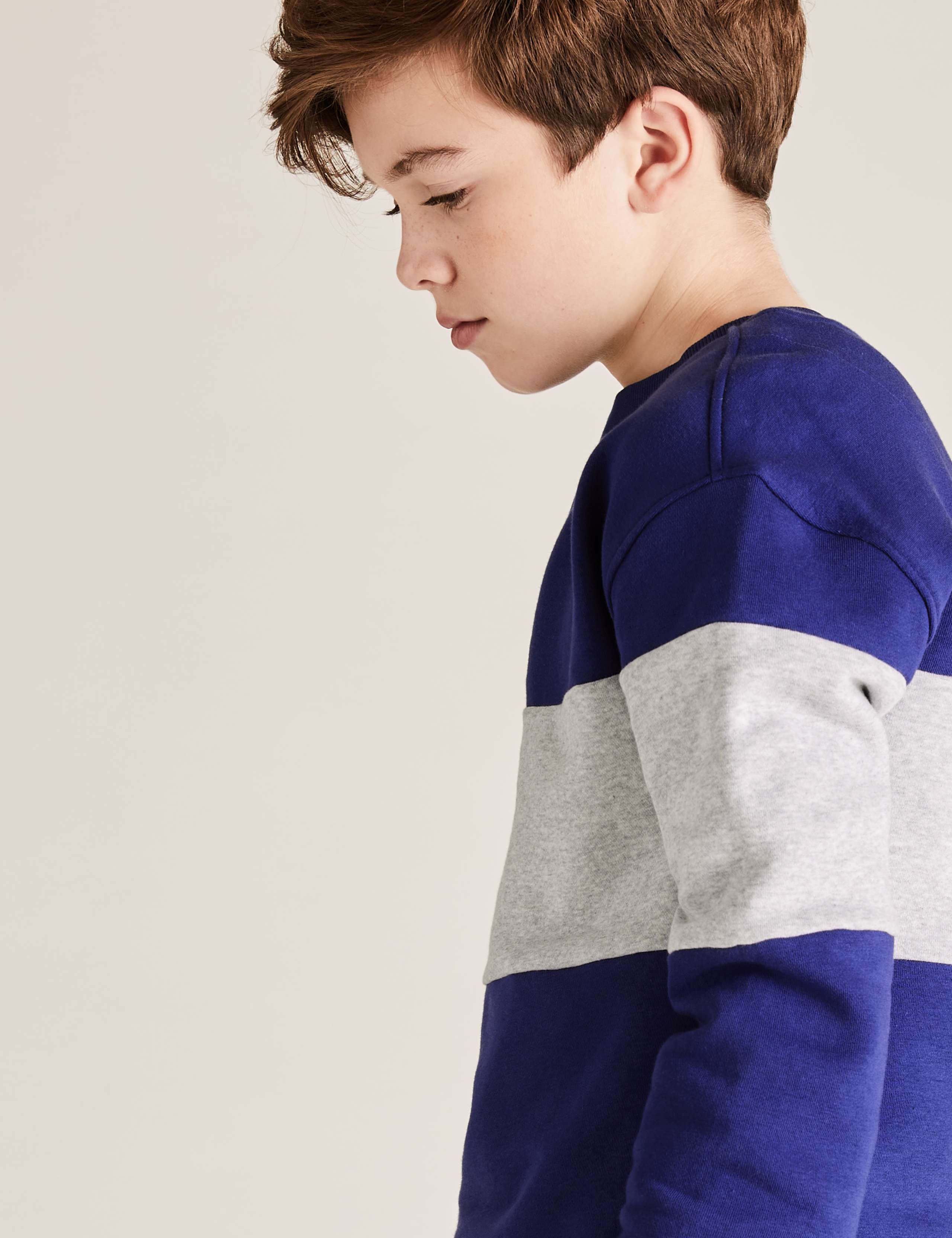 Organic Cotton Colour Block Sweatshirt (6-14 Yrs) 3 of 4