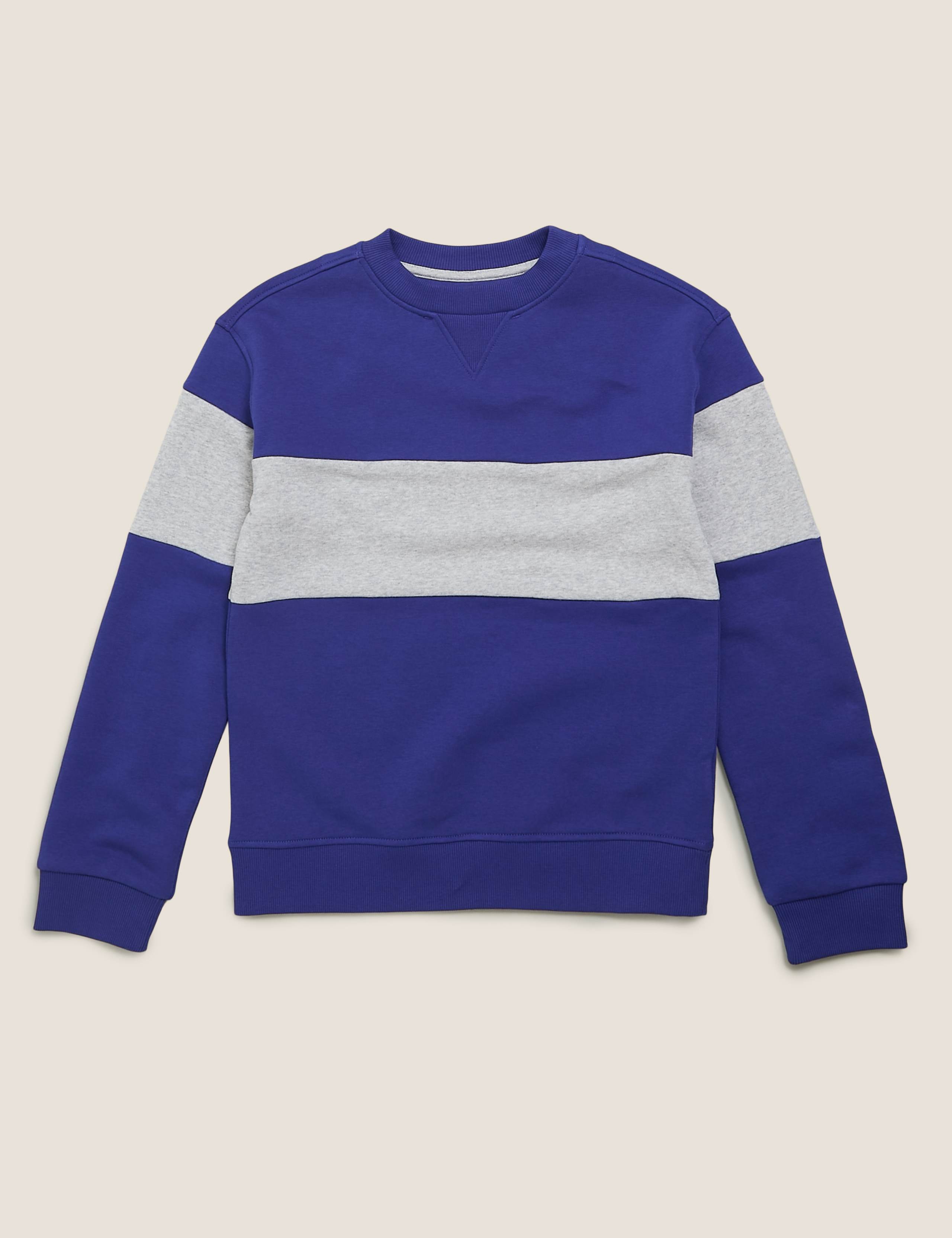Organic Cotton Colour Block Sweatshirt (6-14 Yrs) 2 of 4