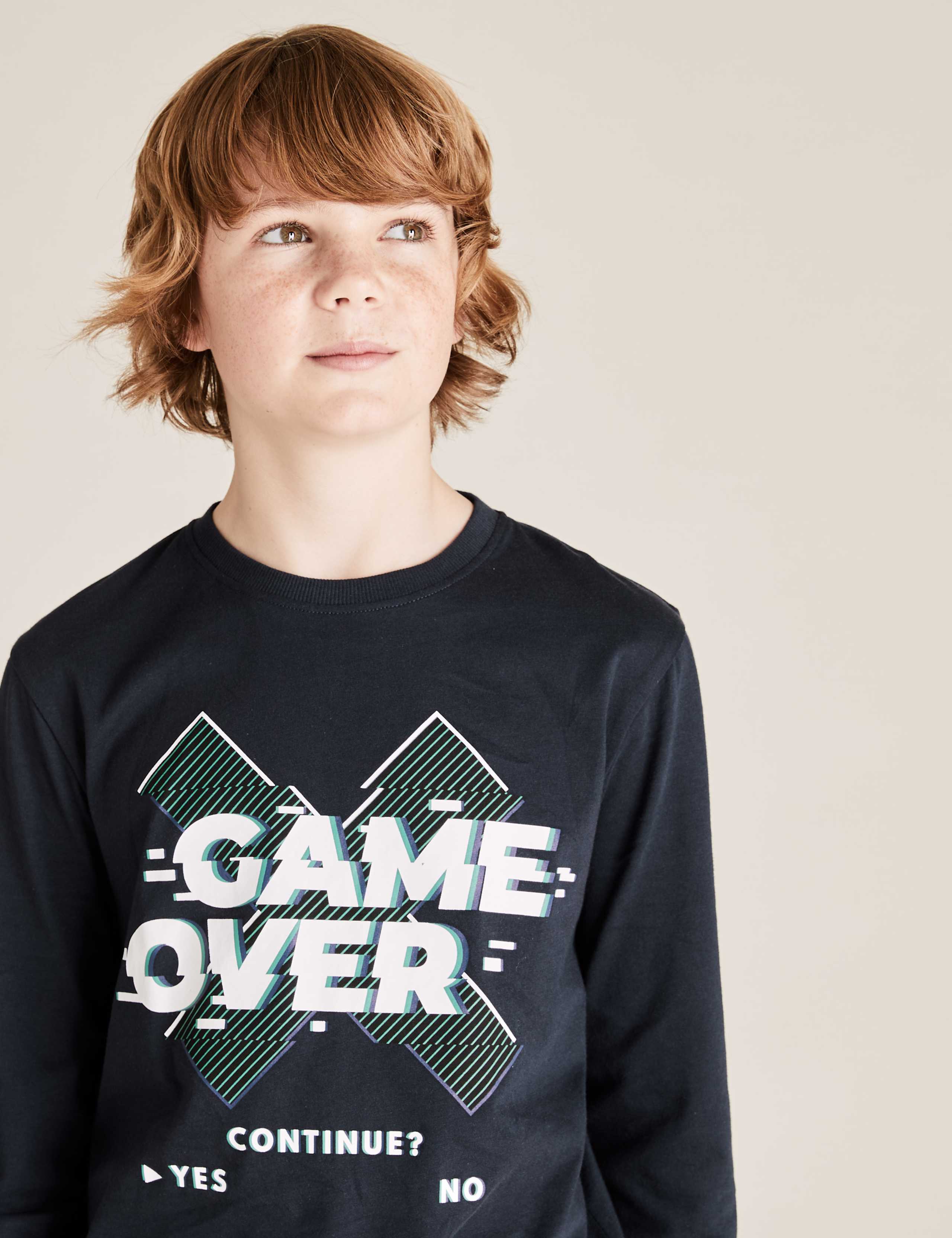Cotton Print Top (6-14 Yrs) 1 of 4
