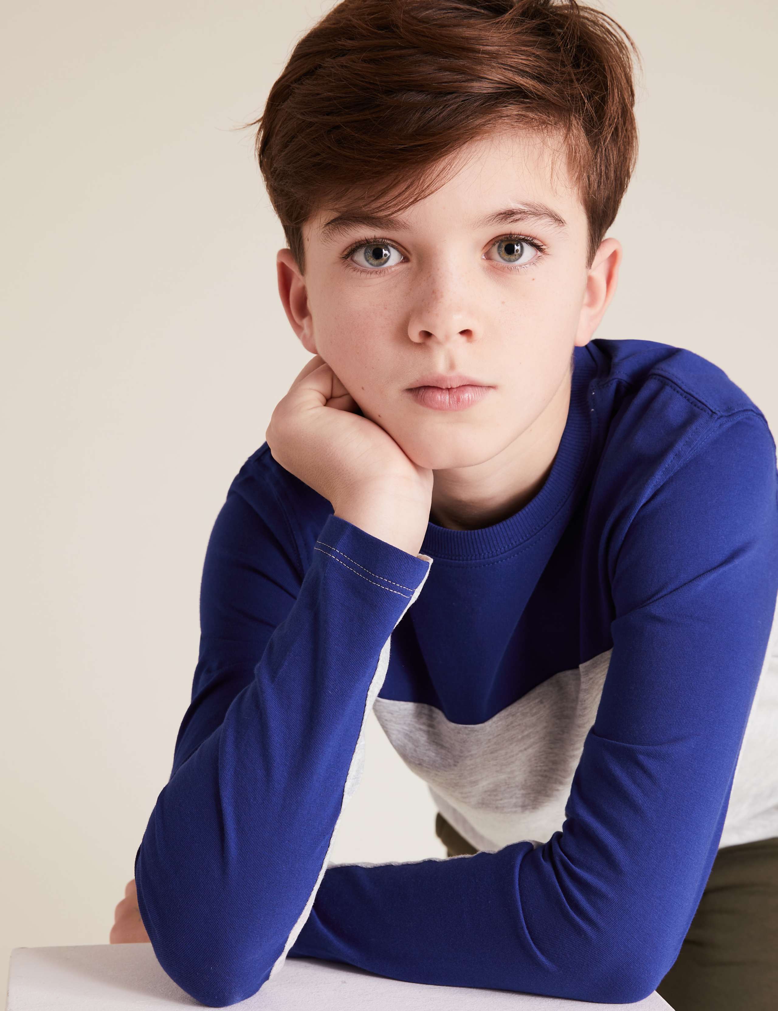Organic Cotton Colour Block Top (6-14 Yrs) 3 of 4