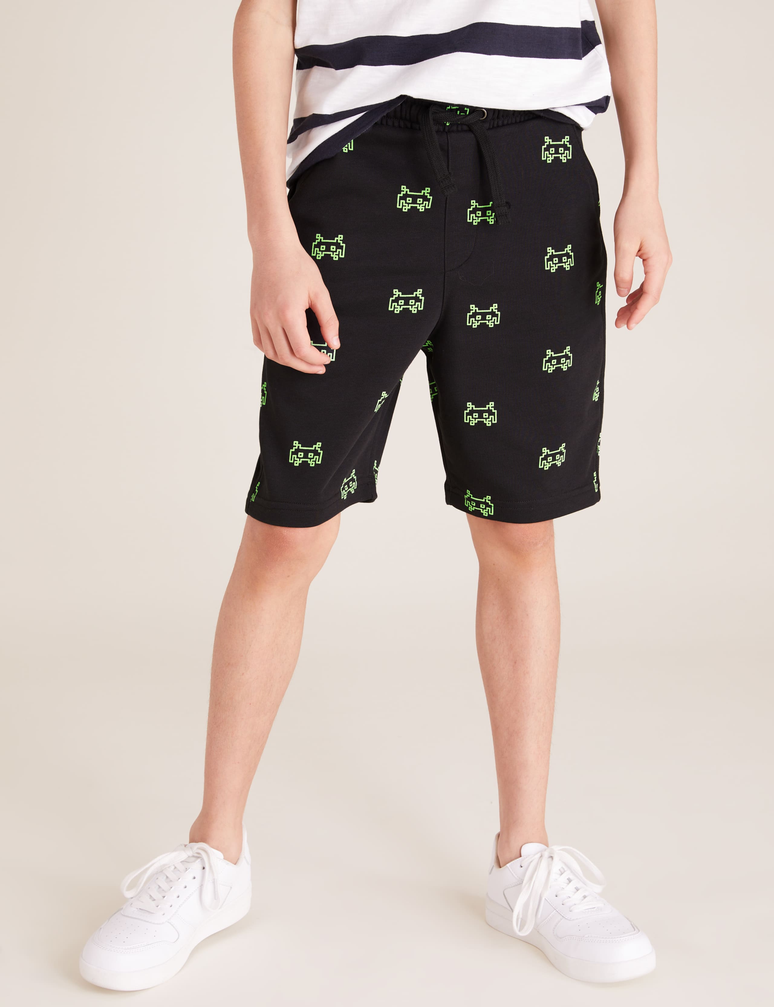 Cotton Gamer Print Shorts (6-16 Yrs) 4 of 6