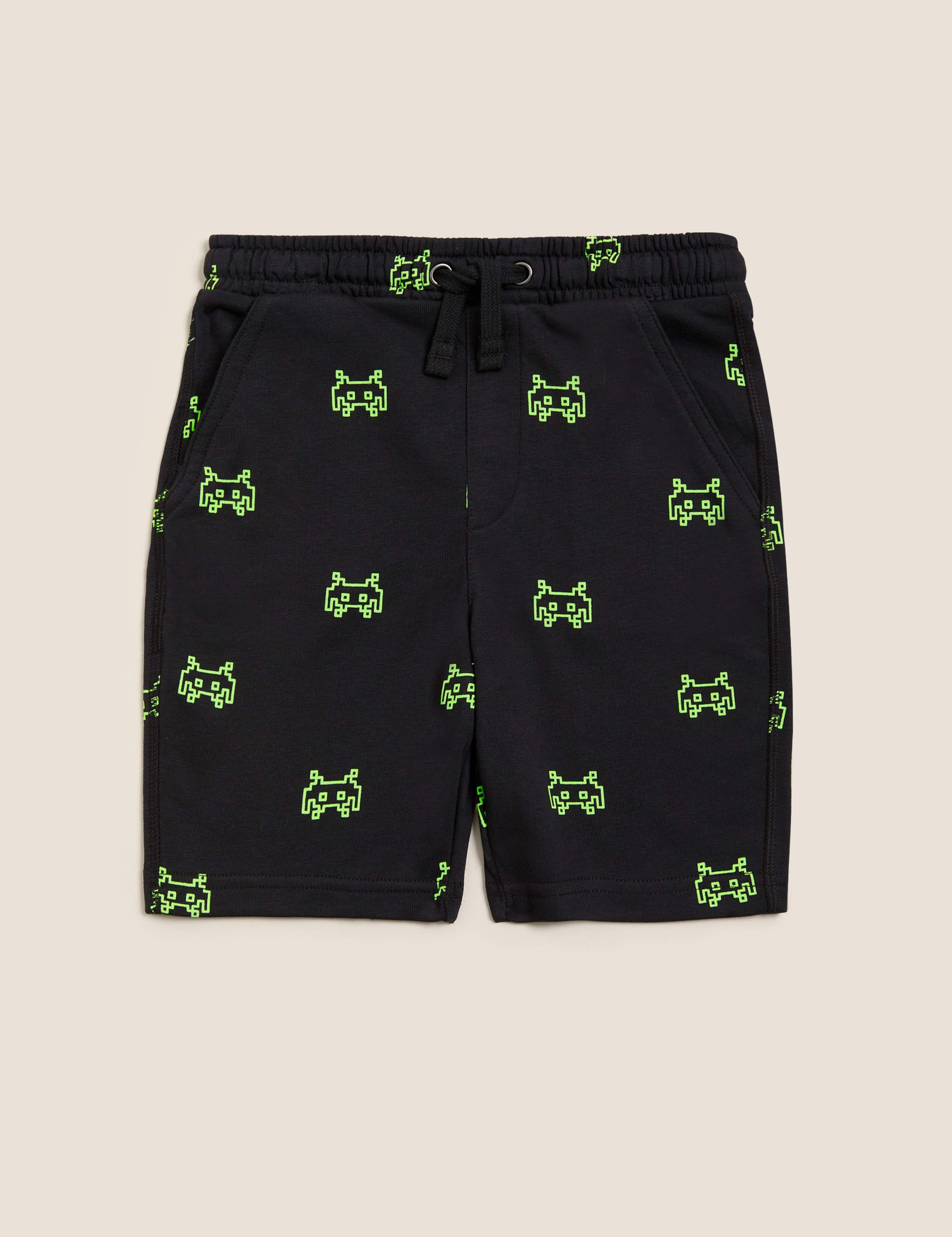 Cotton Gamer Print Shorts (6-16 Yrs) 2 of 6