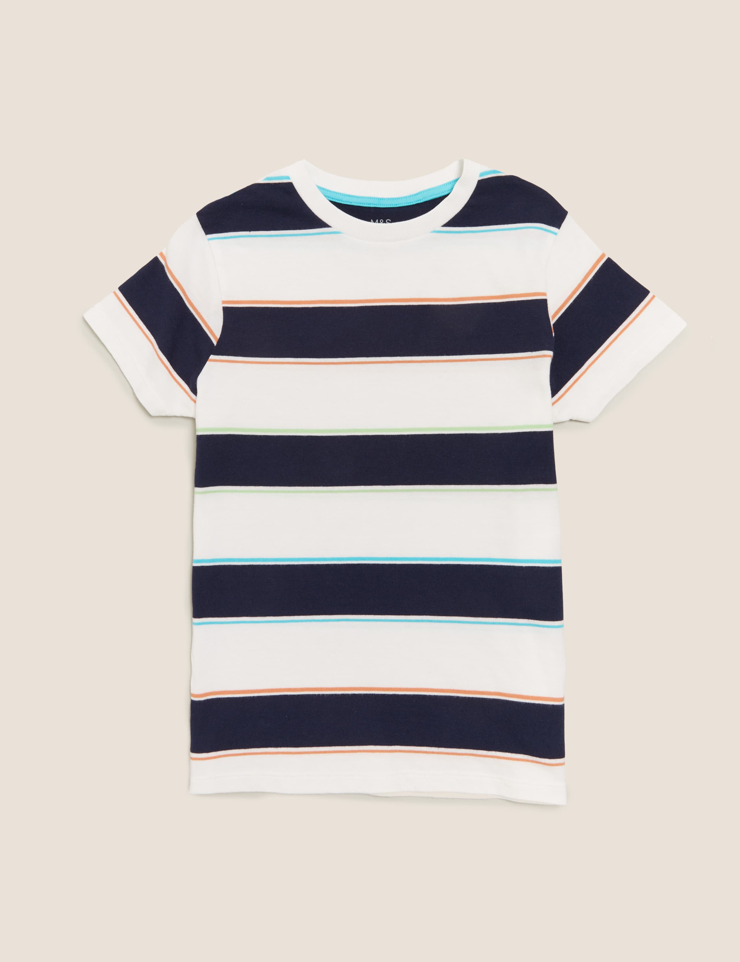 Cotton Striped T-Shirt (6-16 Yrs) 2 of 4
