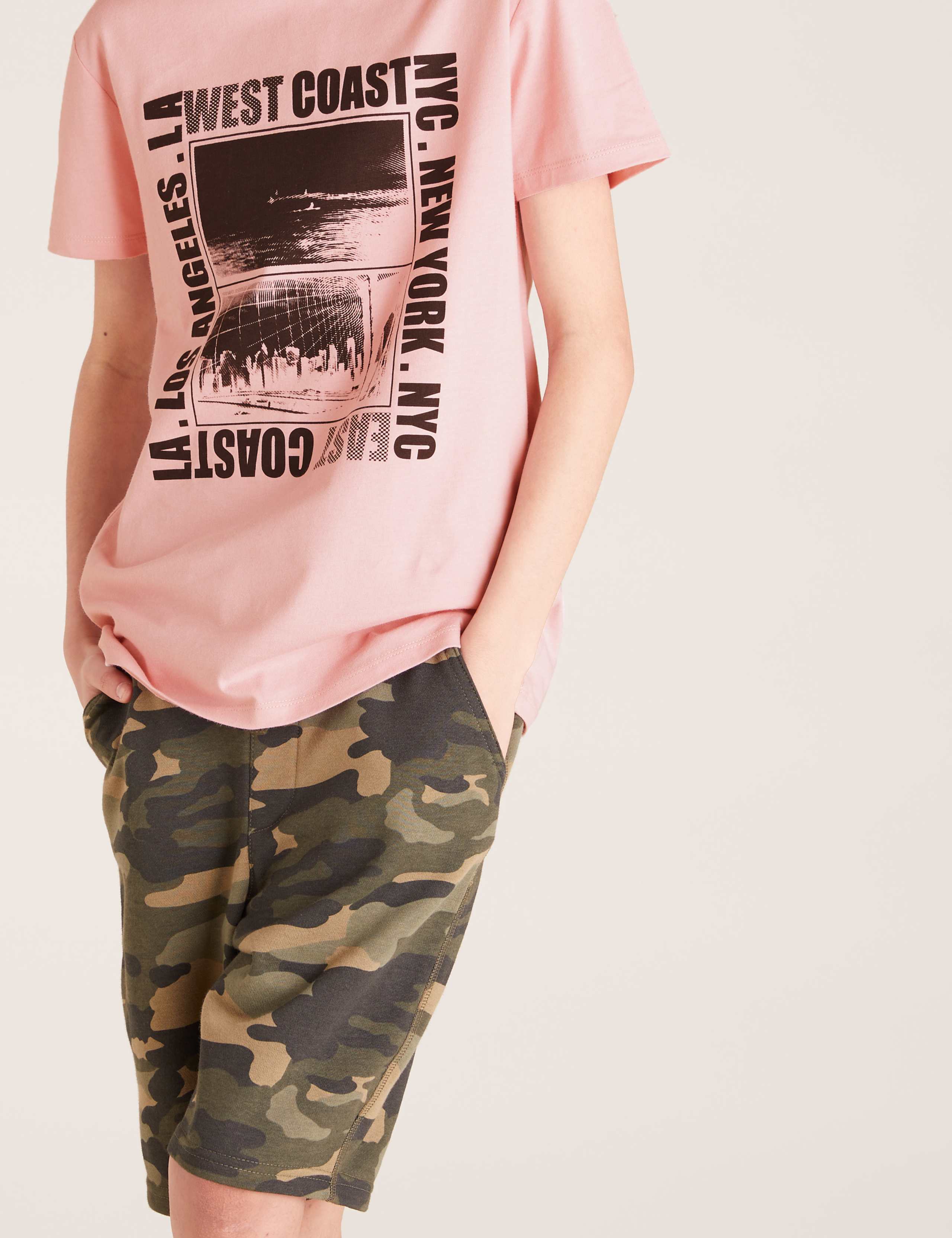 Pure Cotton Coast Print T-Shirt (6-16 Yrs) 3 of 4
