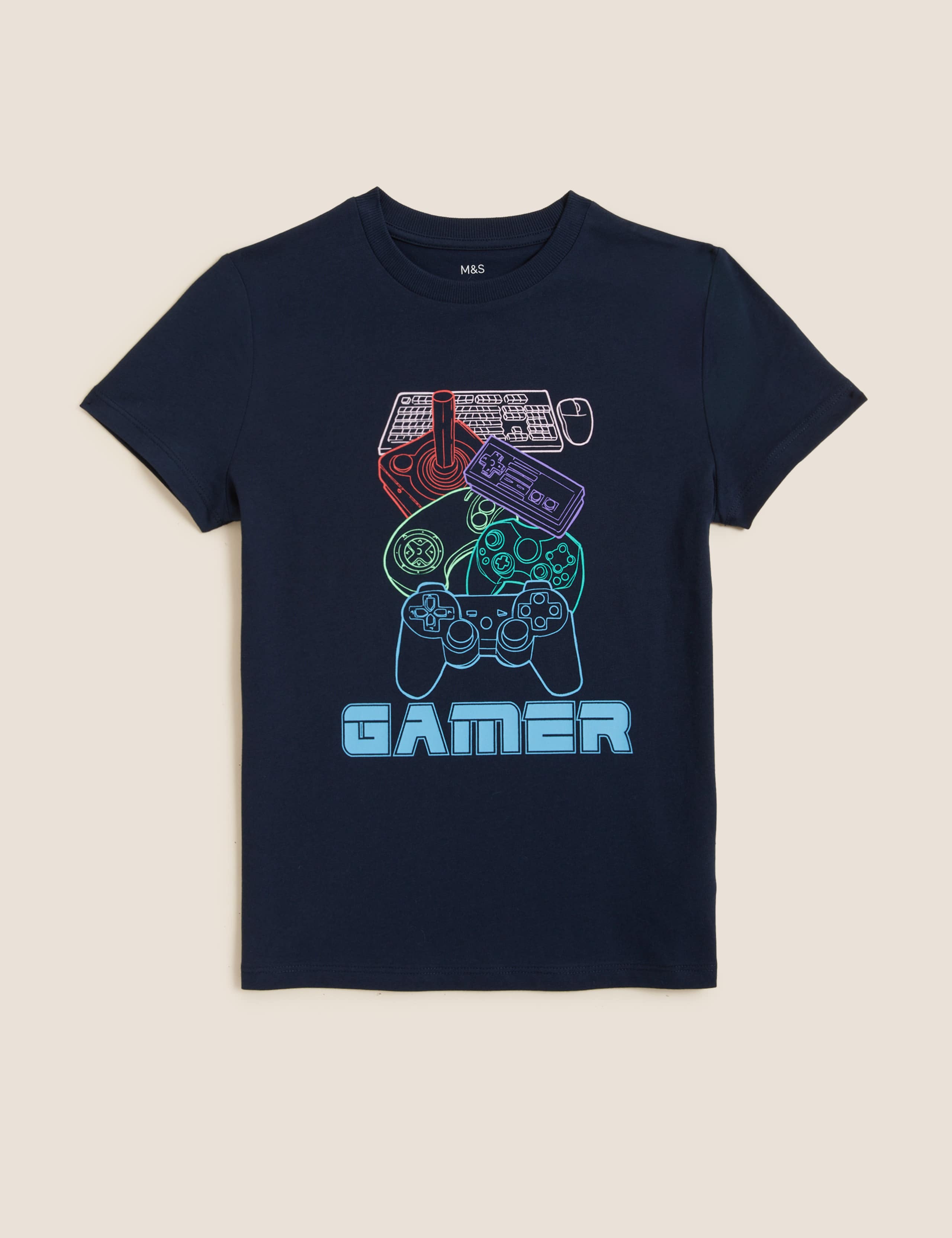 Pure Cotton Gamer Print T-Shirt (6-16 Yrs) 2 of 4