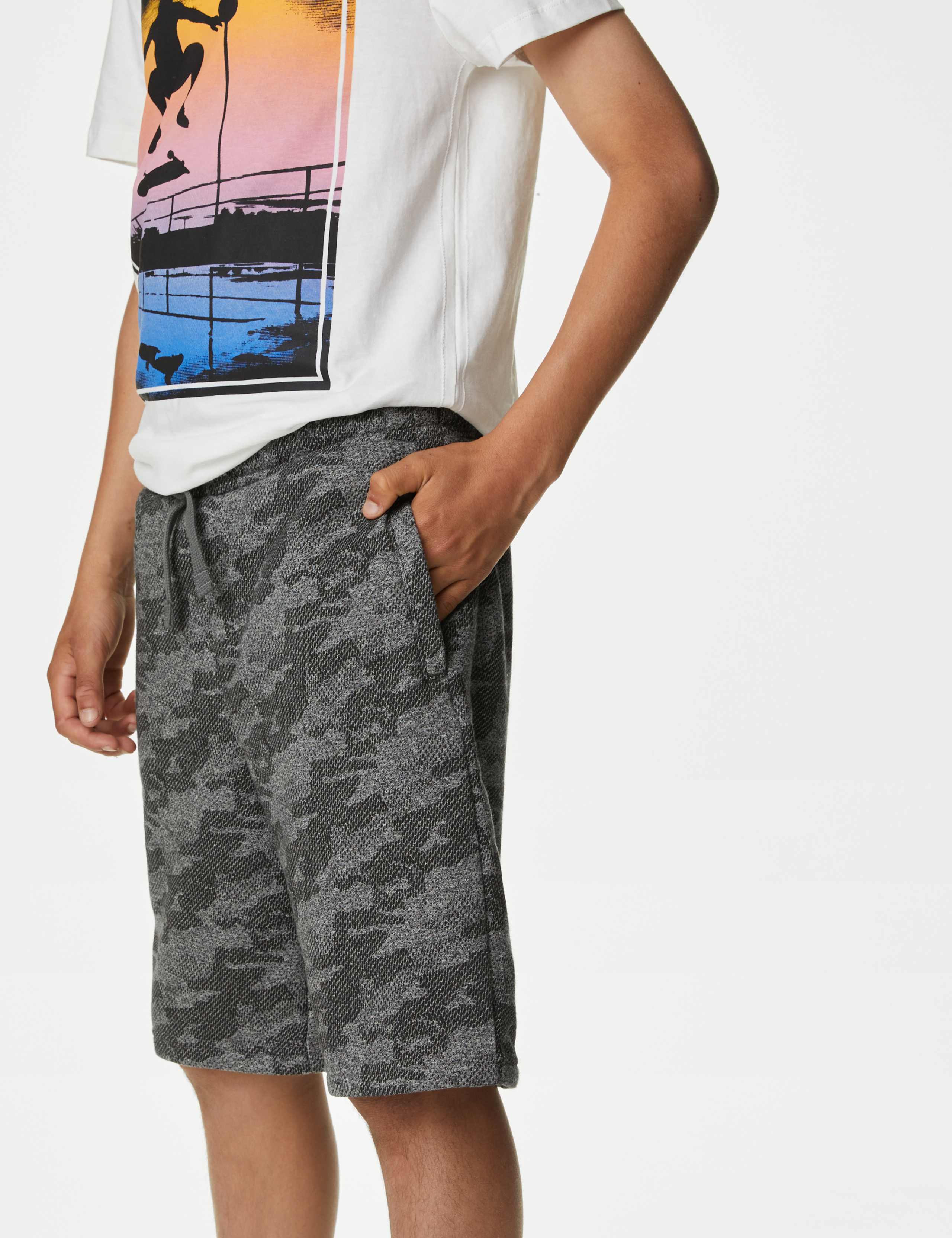 Cotton Rich Camouflage Shorts (6-16 Yrs) 3 of 5