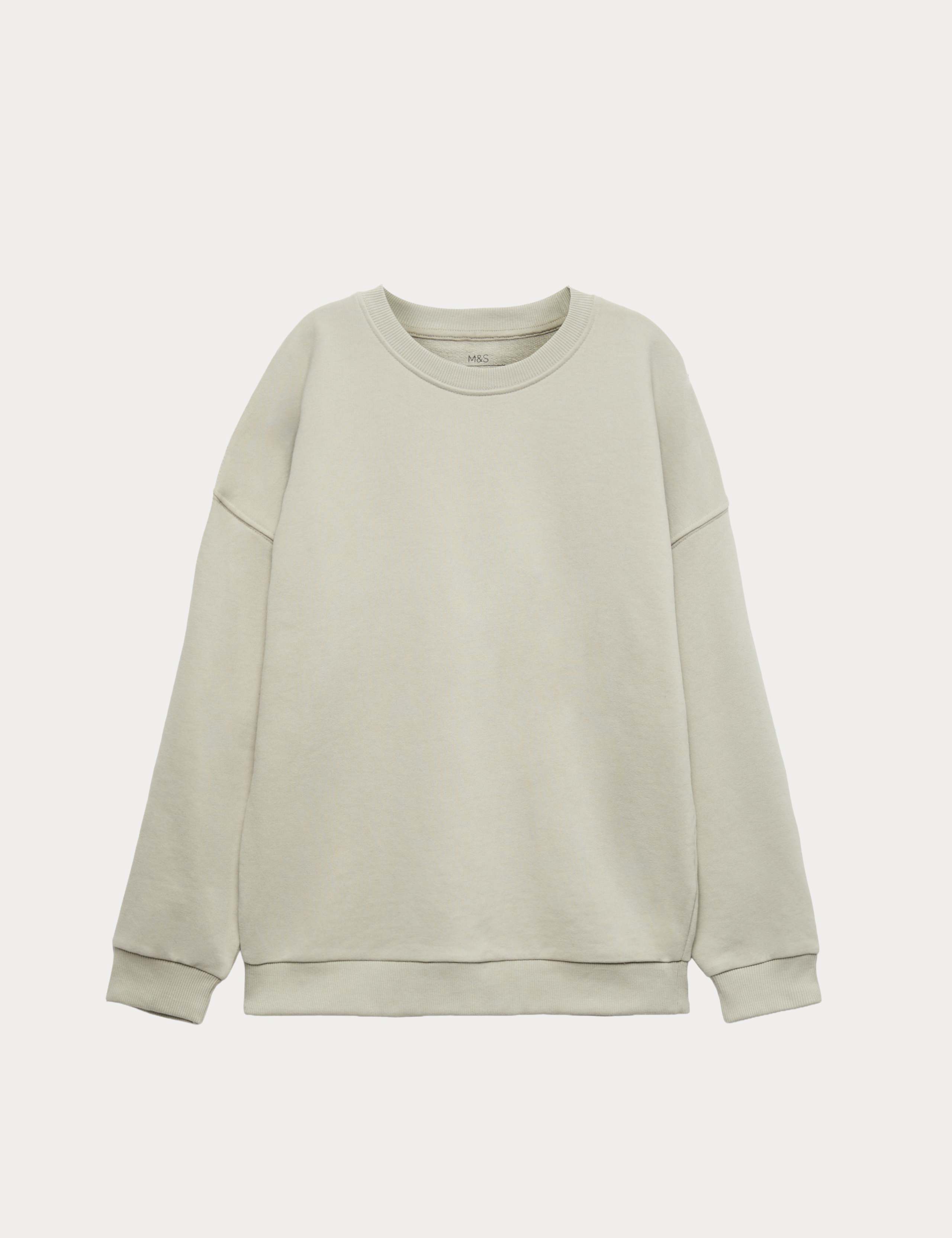 Cotton Rich Sweatshirt (6-16 Yrs) 1 of 1