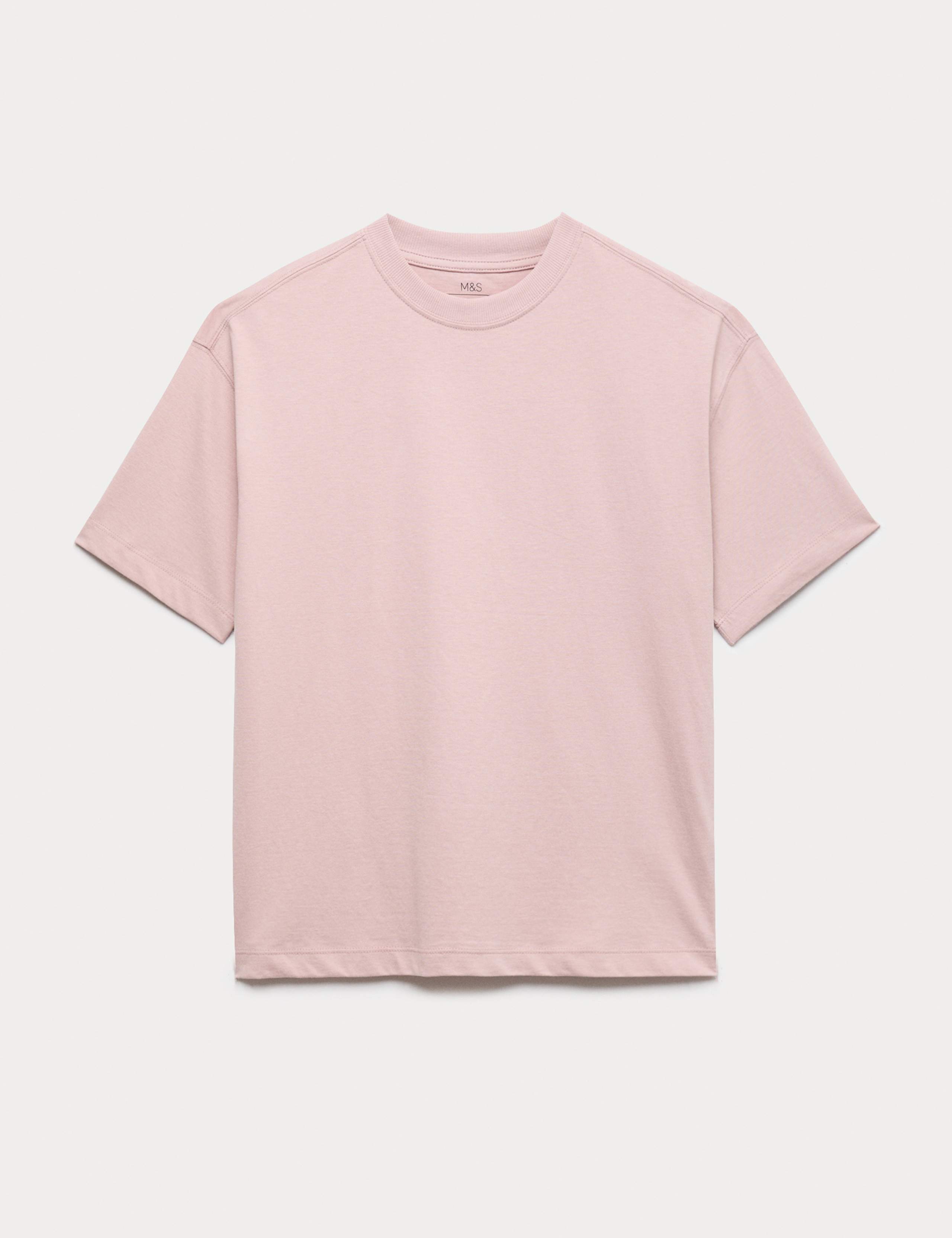 Pure Cotton Plain T-Shirt (6-16 Yrs) 1 of 2