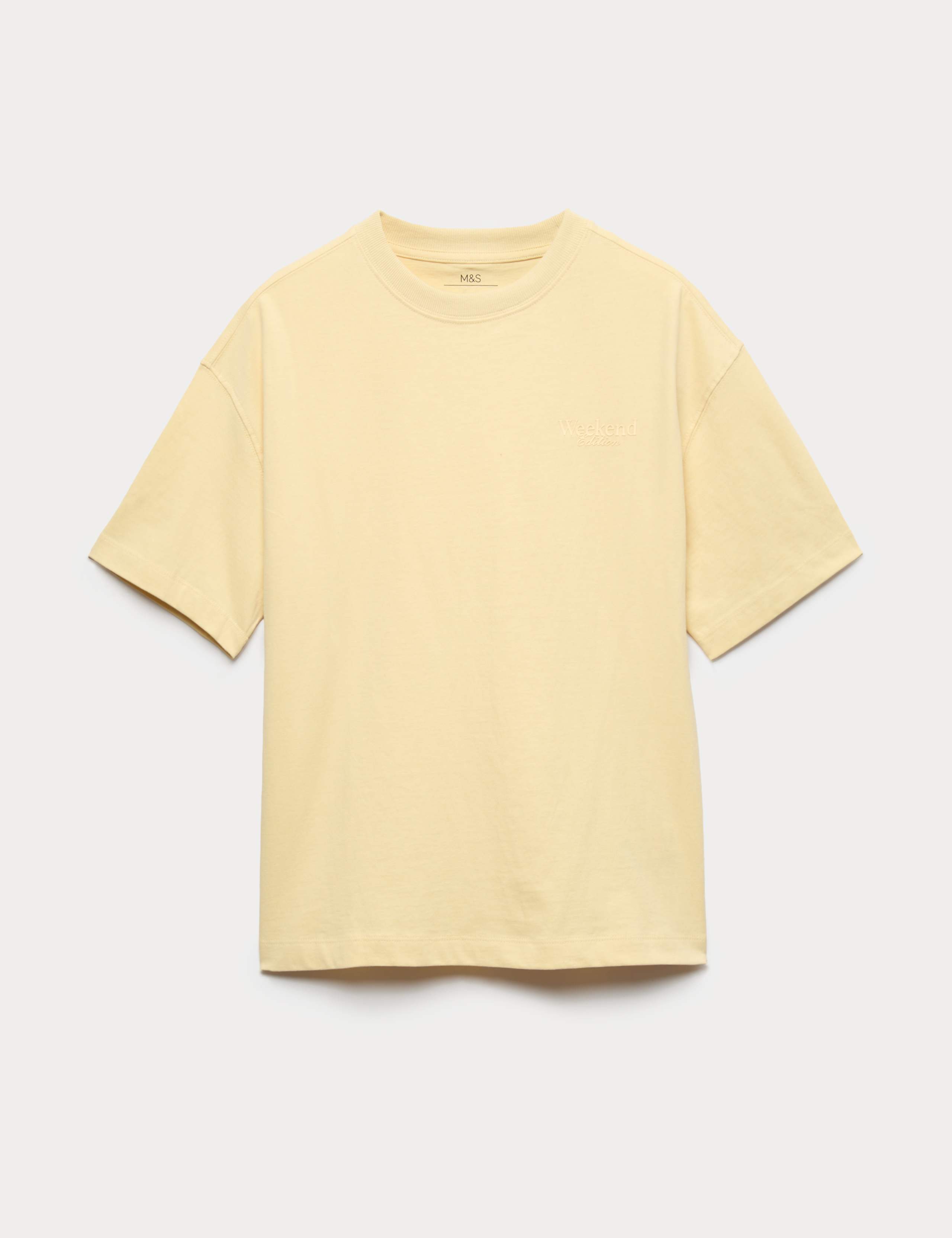 Pure Cotton Plain T-Shirt (6-16 Yrs) 2 of 7