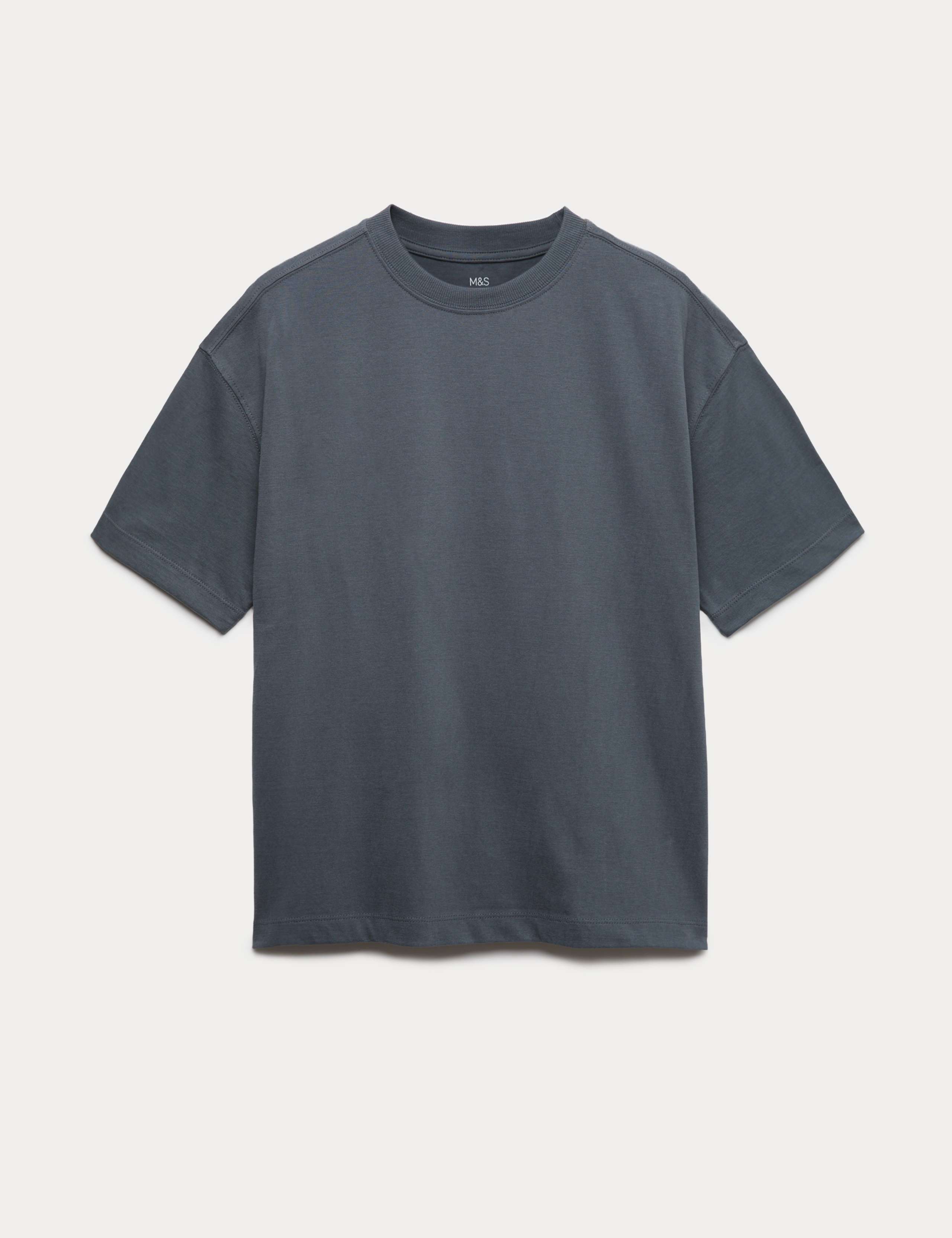 Pure Cotton Plain T-Shirt (2-16 Yrs) 2 of 6