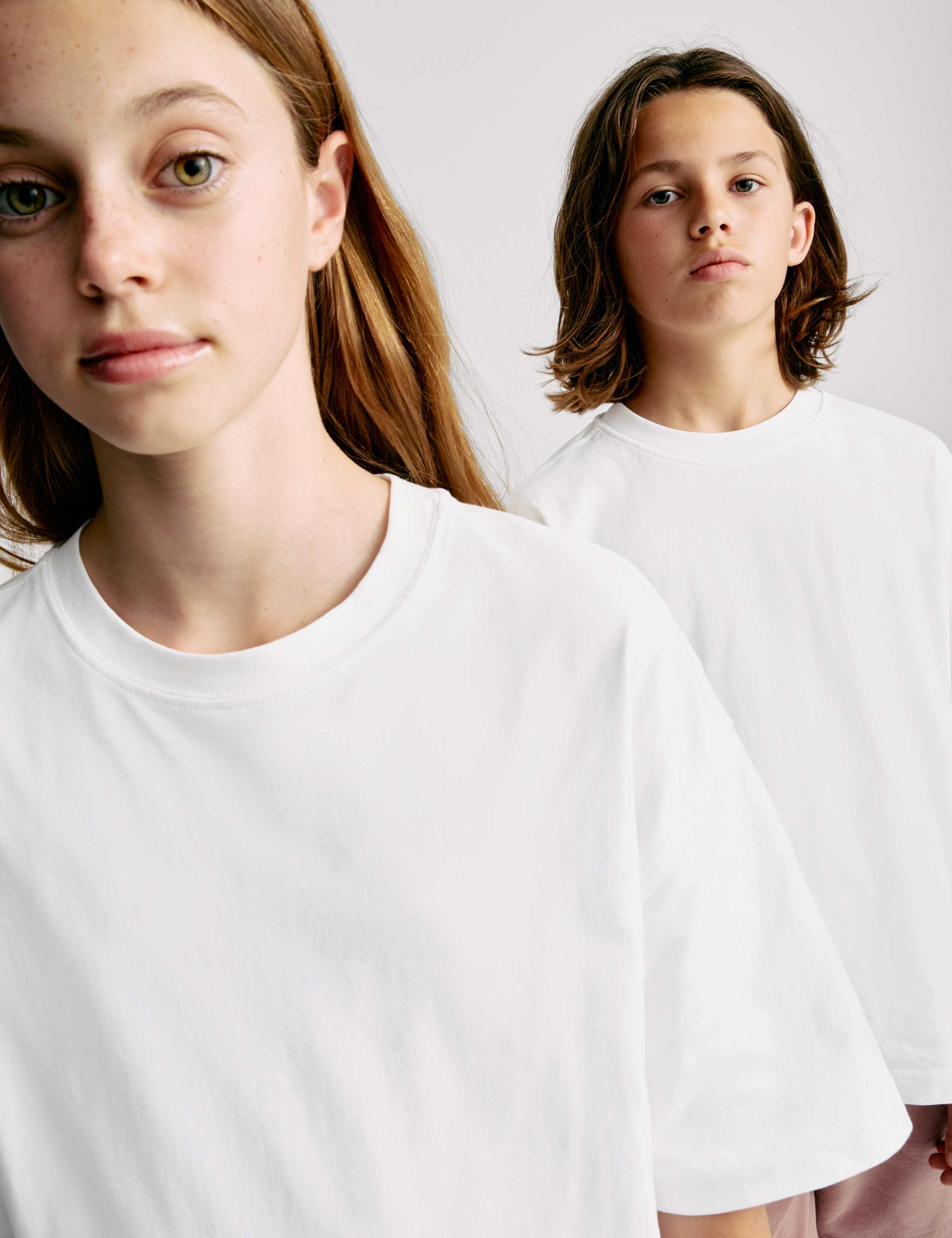 Pure Cotton Plain T-Shirt (6-16 Yrs) 1 of 7