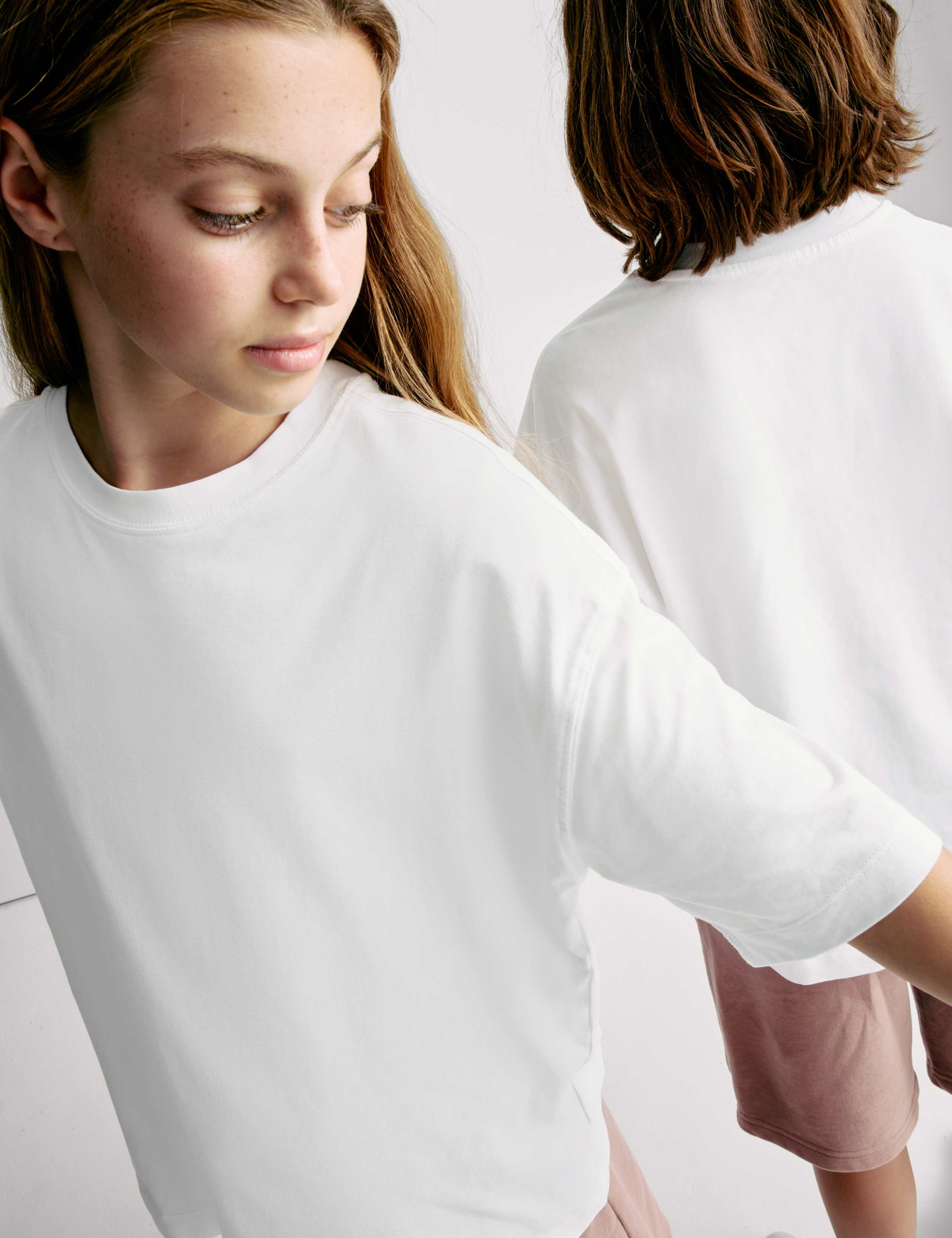 Pure Cotton Plain T-Shirt (2-16 Yrs) 4 of 6