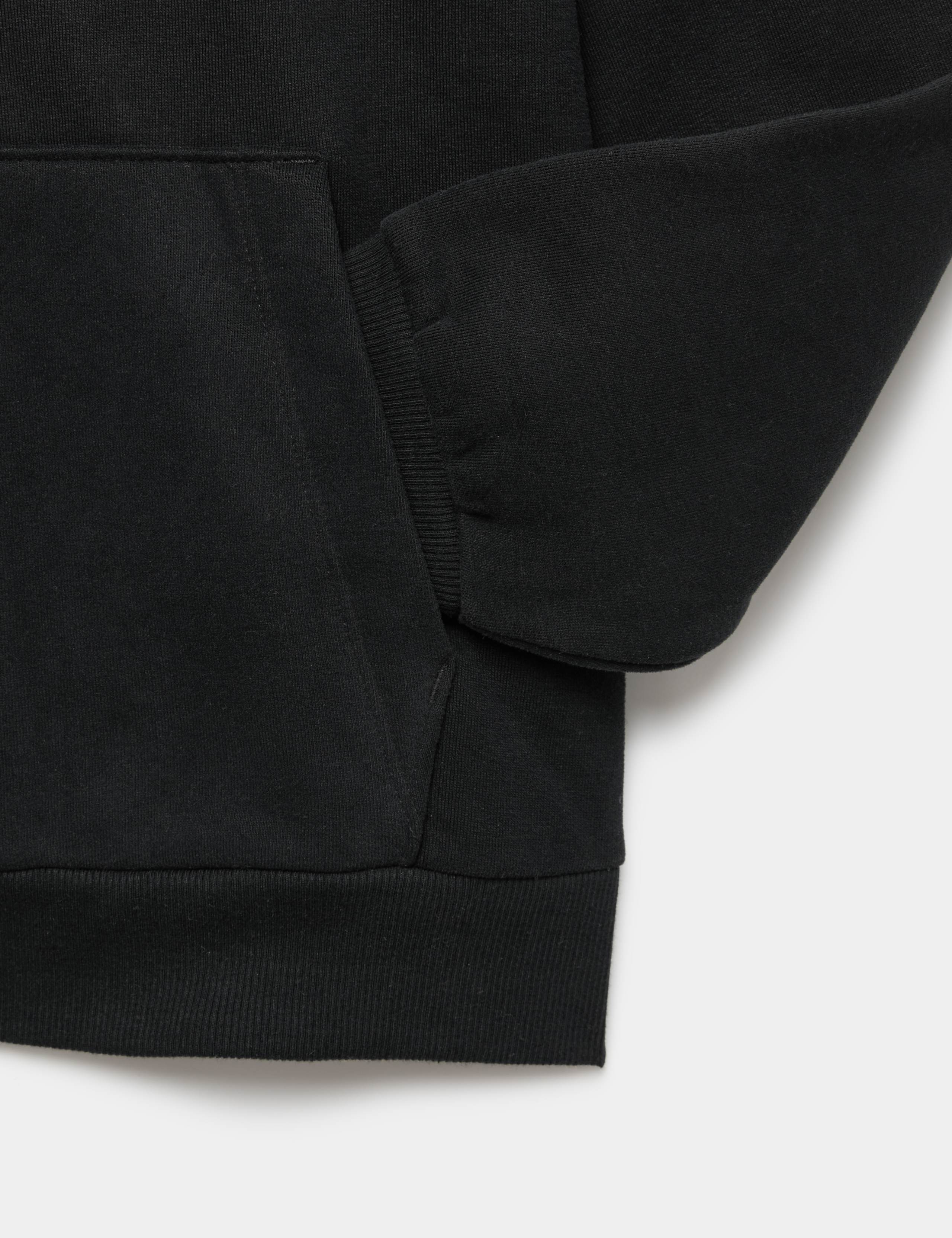 Cotton Rich Plain Zip Hoodie (6-14 Yrs) 3 of 3