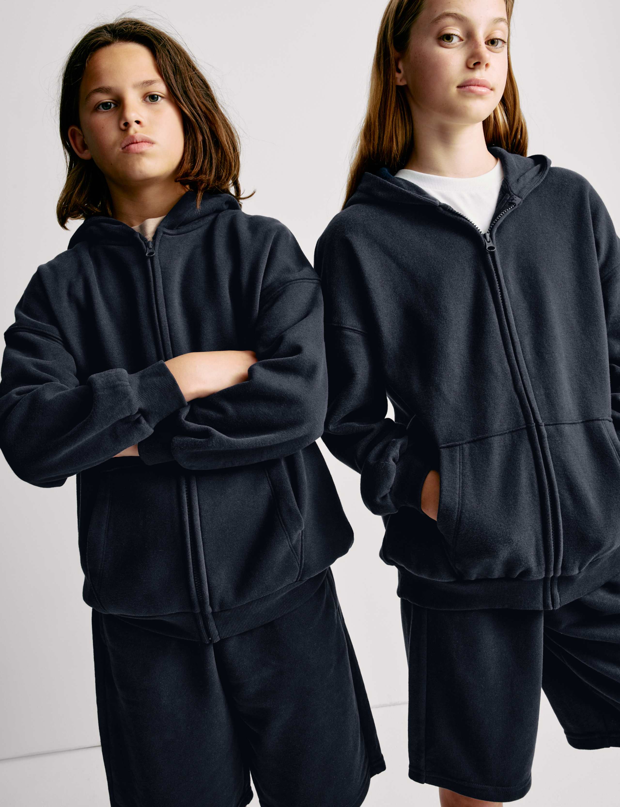 Cotton Rich Elasticated Waist Shorts (6-16 Yrs) 1 of 5