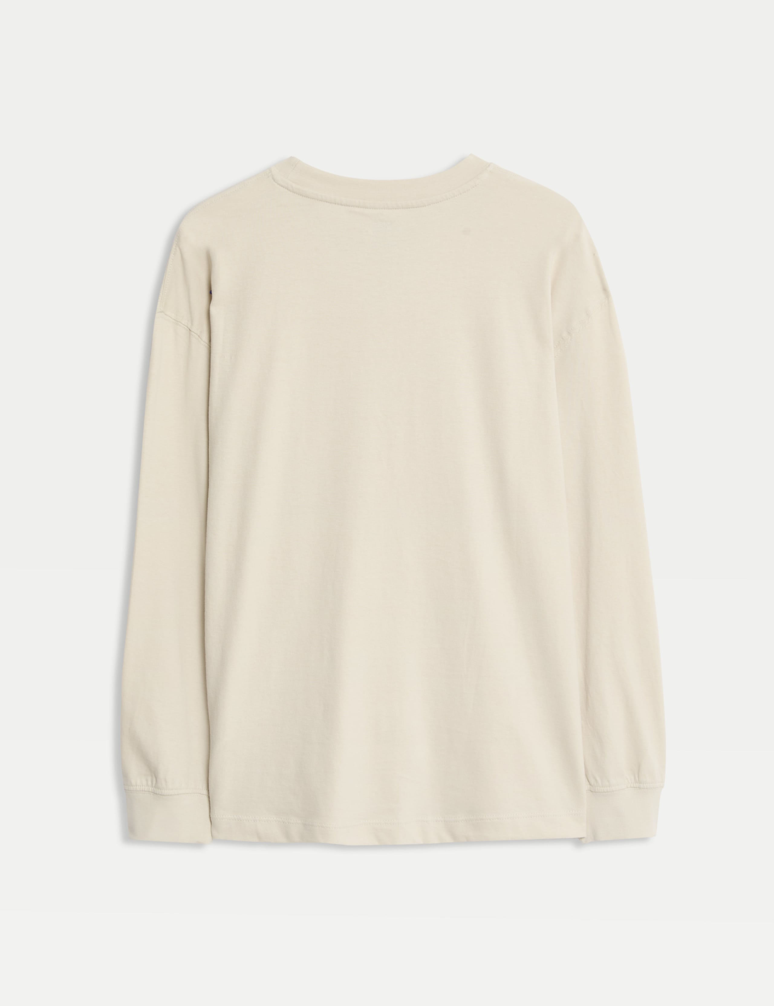 Pure Cotton Plain Long Sleeve Top (6-16 Yrs) 2 of 2
