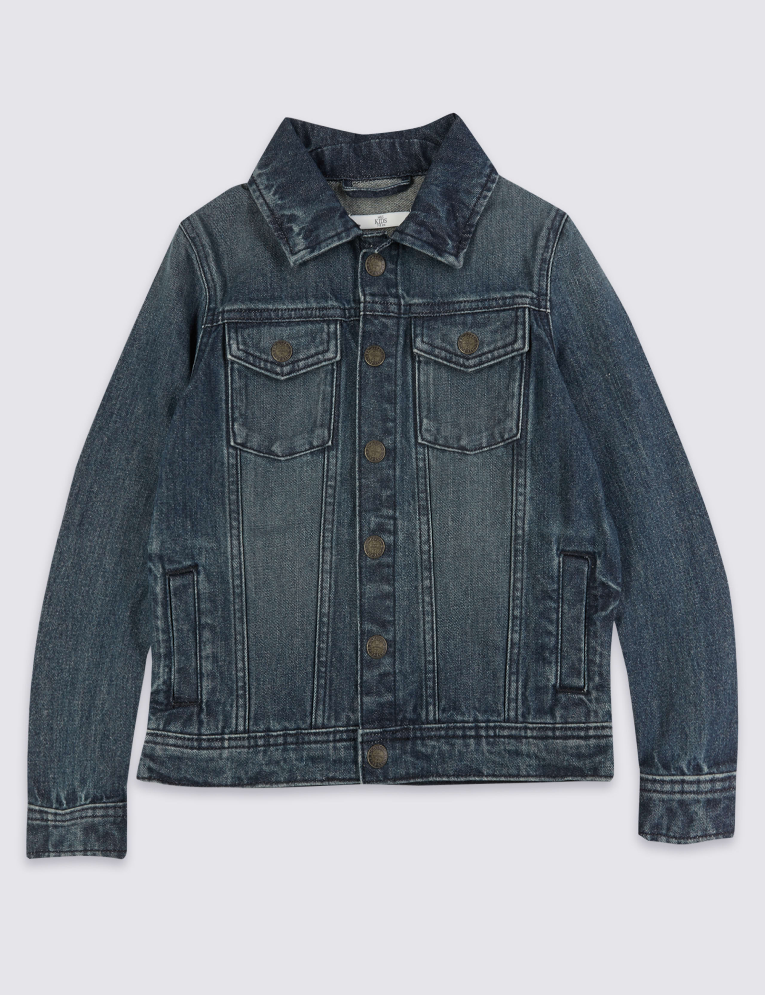 Pure Cotton Denim Jacket (3-14 Years) 2 of 5