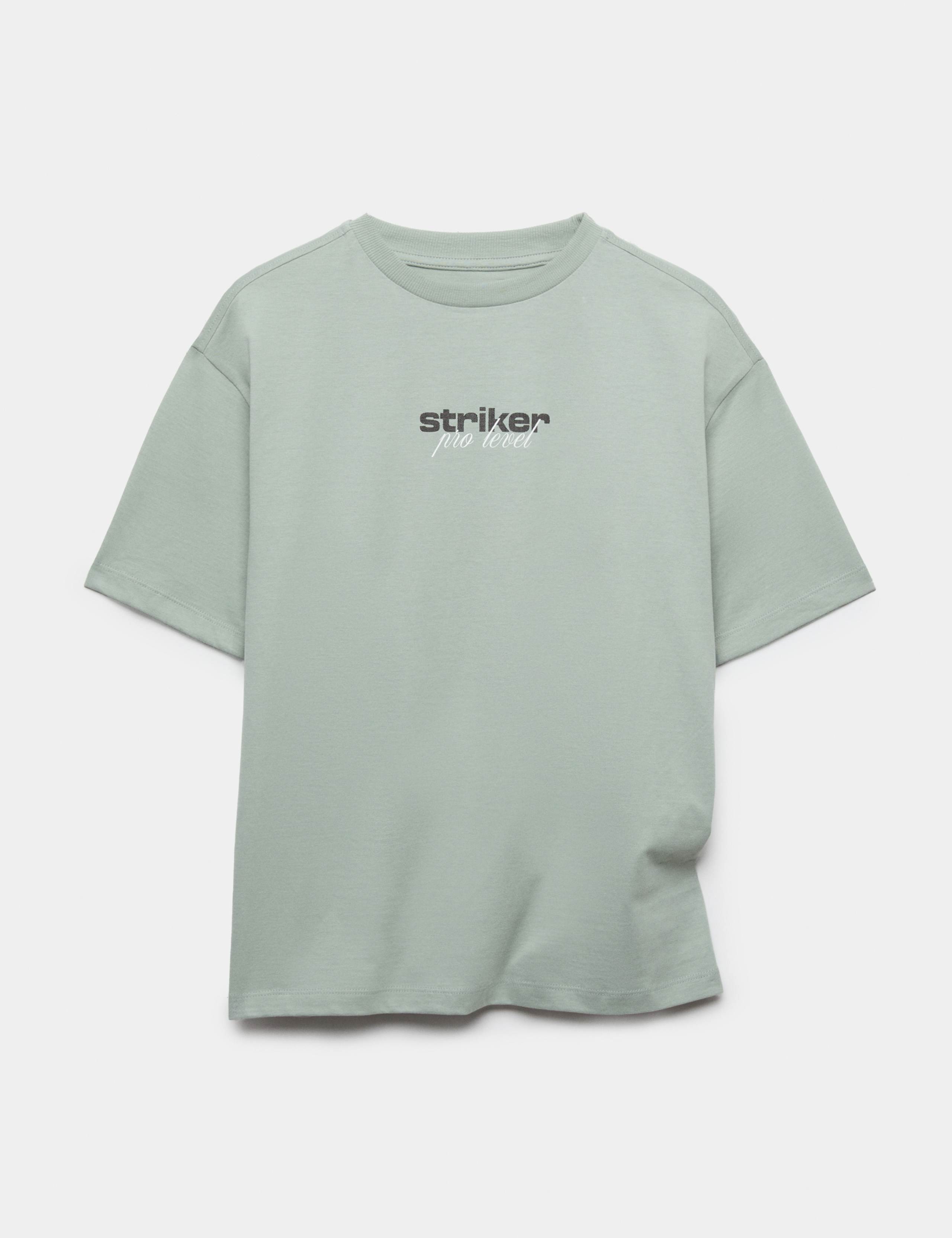 Pure Cotton Football Graphic T-Shirt (6-16 Yrs) 1 of 2