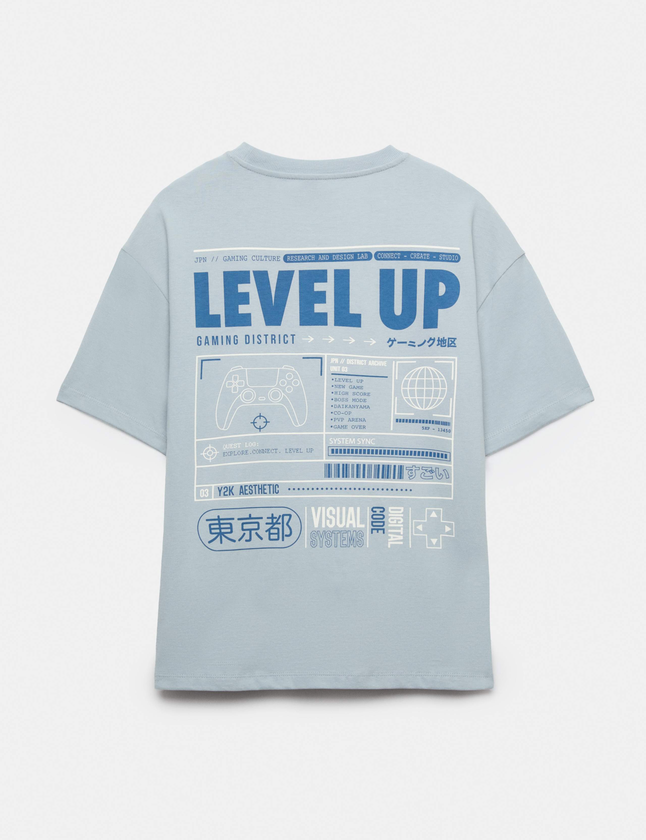Pure Cotton Graphic Round Neck T-Shirt 2 of 2