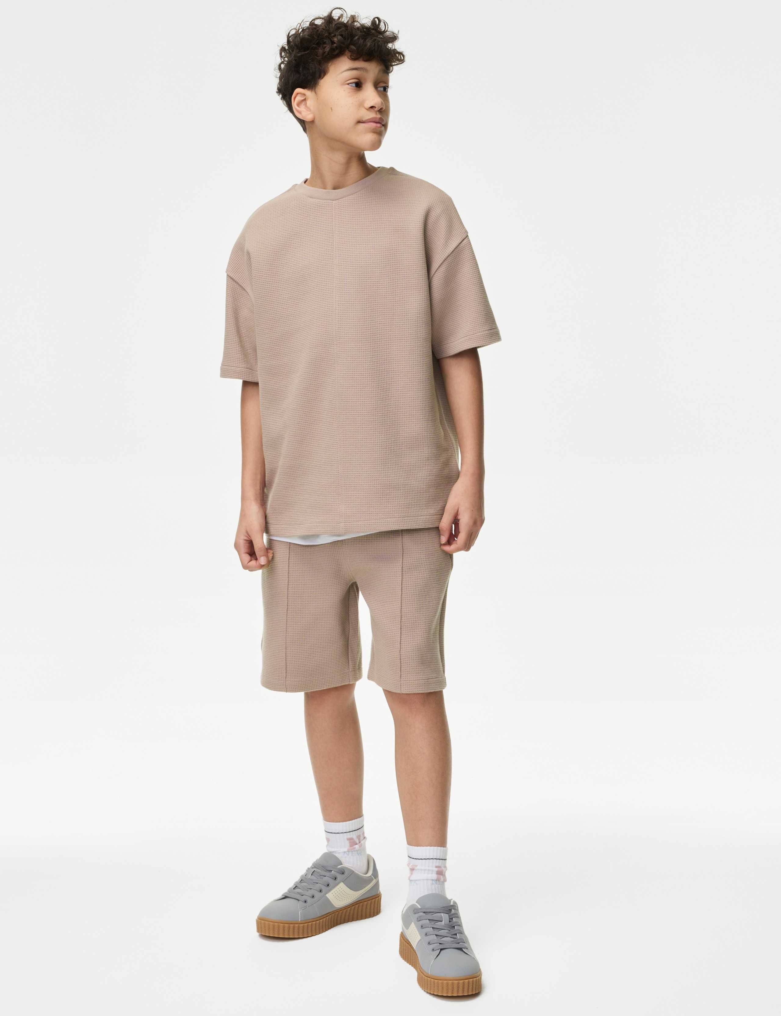 2pc Pure Cotton Waffle Top & Bottom Outfit (2-16 Yrs) 3 of 5