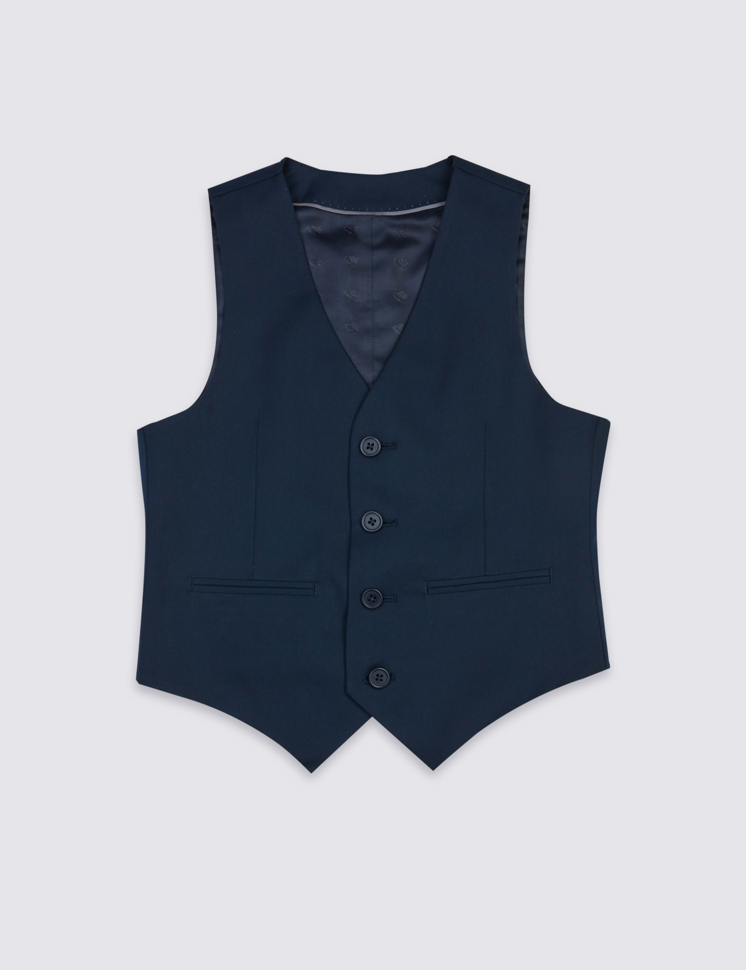 4 Button Waistcoat (3-14 Years) 2 of 8