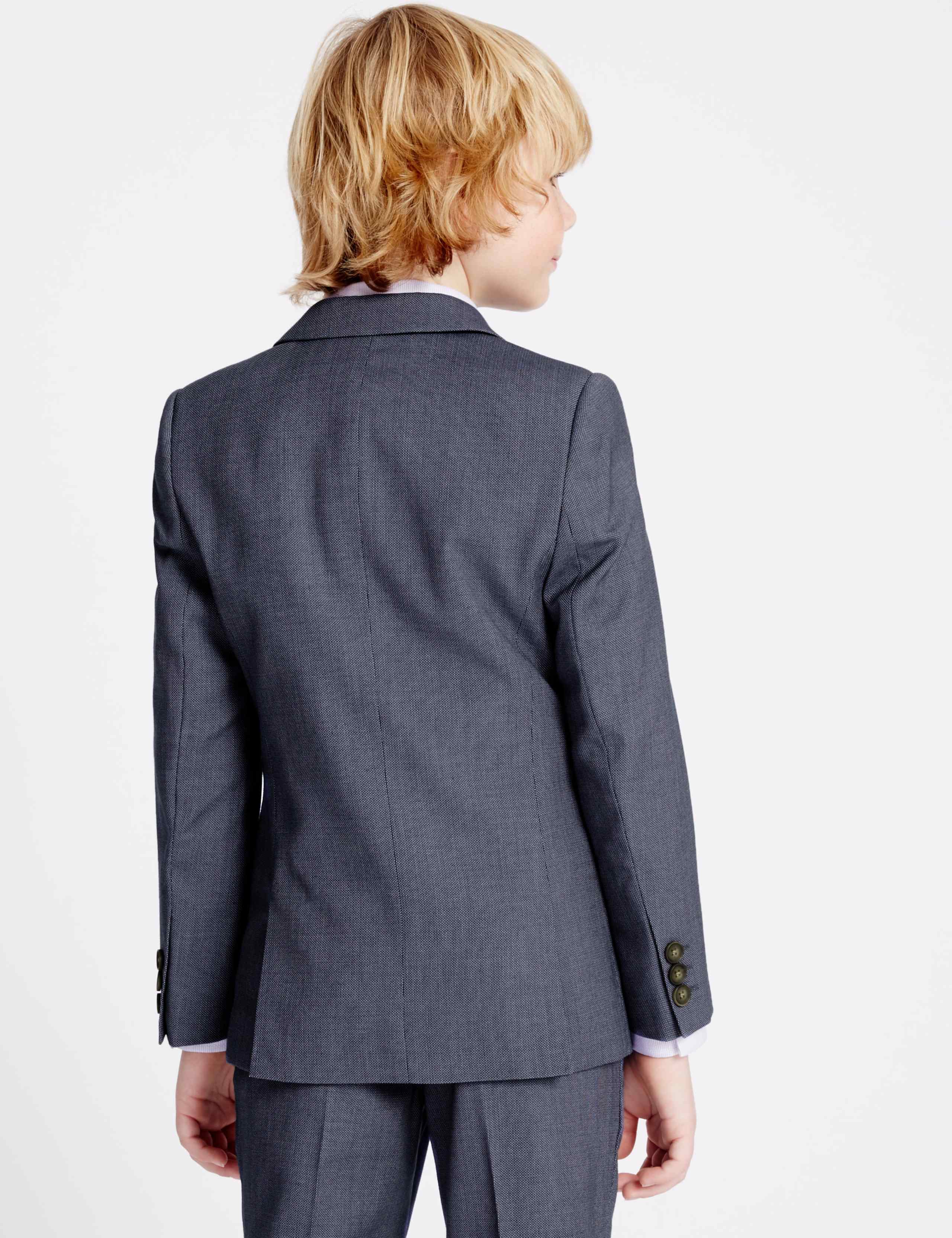 Notch Lapel Textured Blazer (3-14 Years) 4 of 10