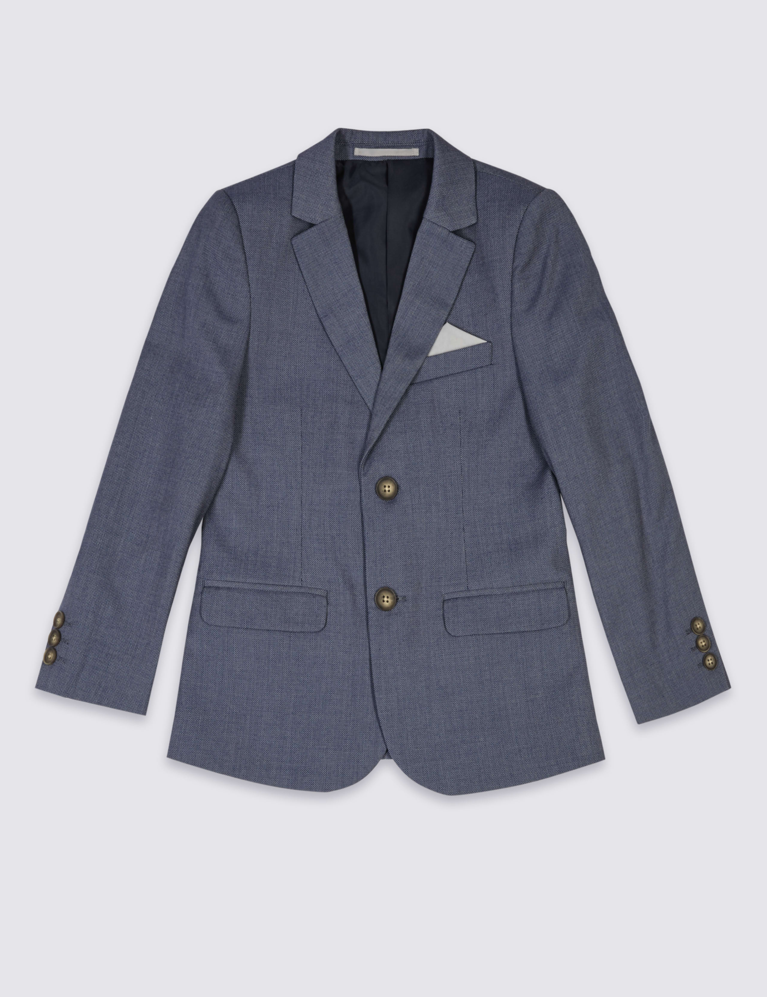 Notch Lapel Textured Blazer (3-14 Years) 2 of 10