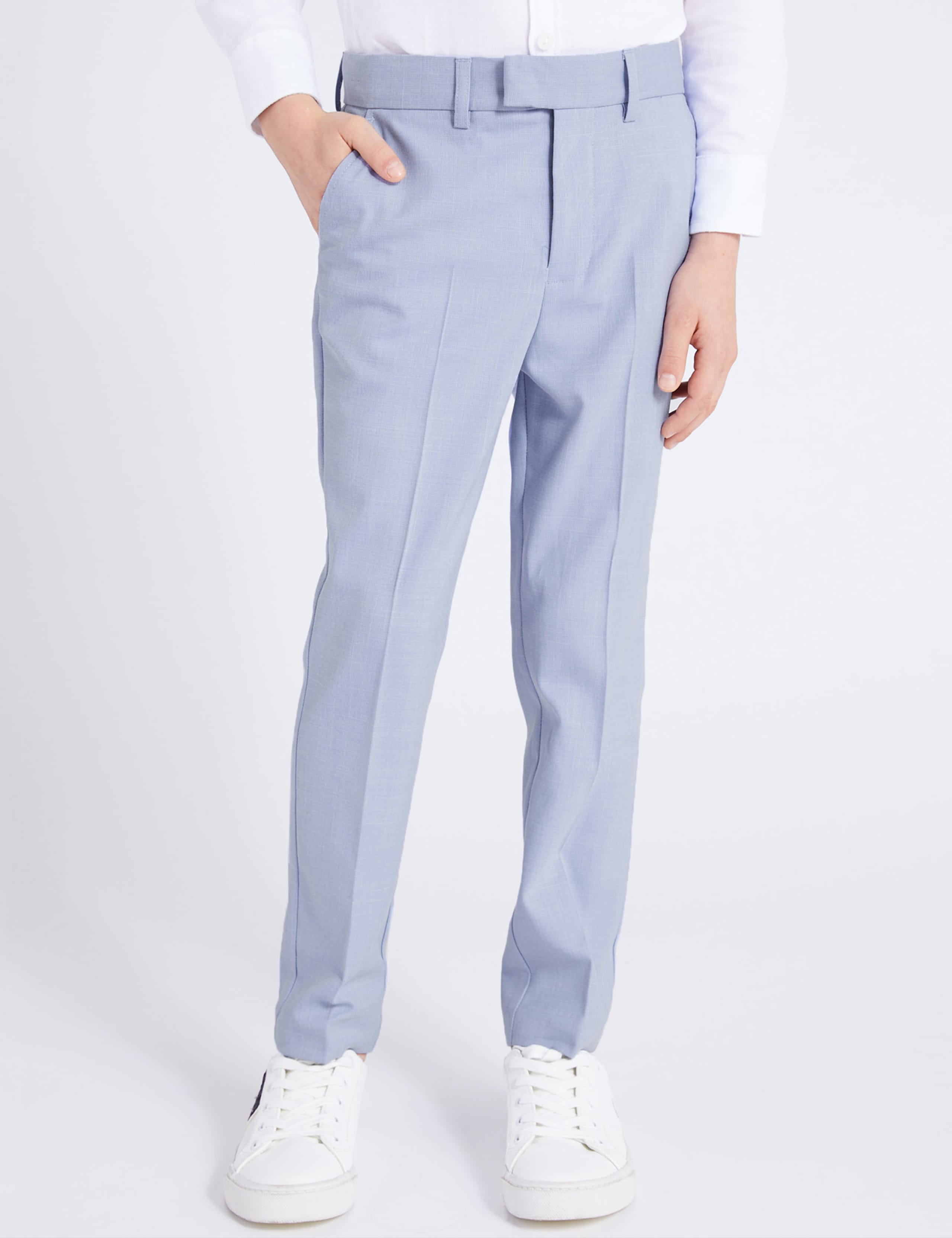Blue Suit Trousers (3-16 Years) 2 of 3
