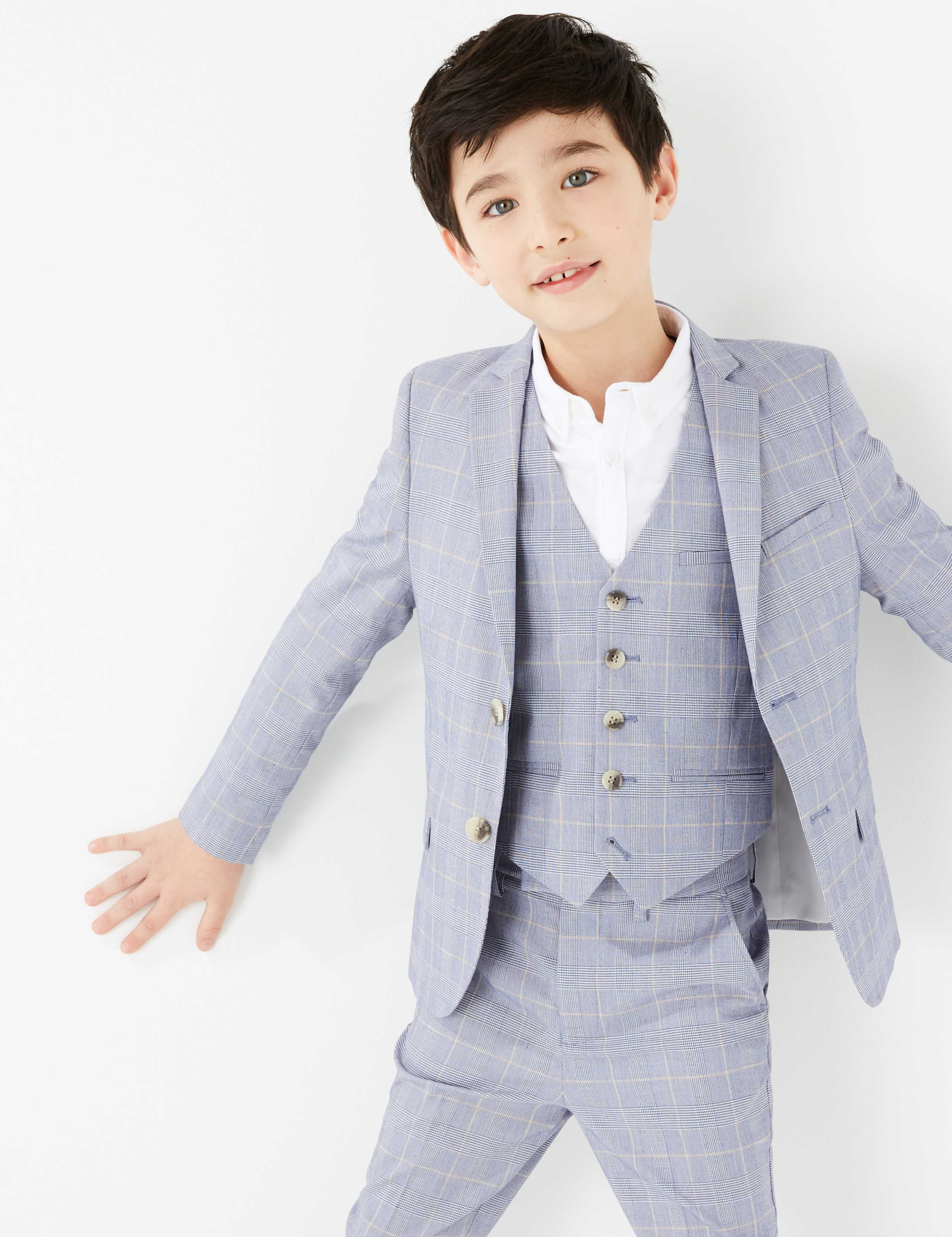 Checked Suit Jacket (2-16 Yrs) 3 of 6