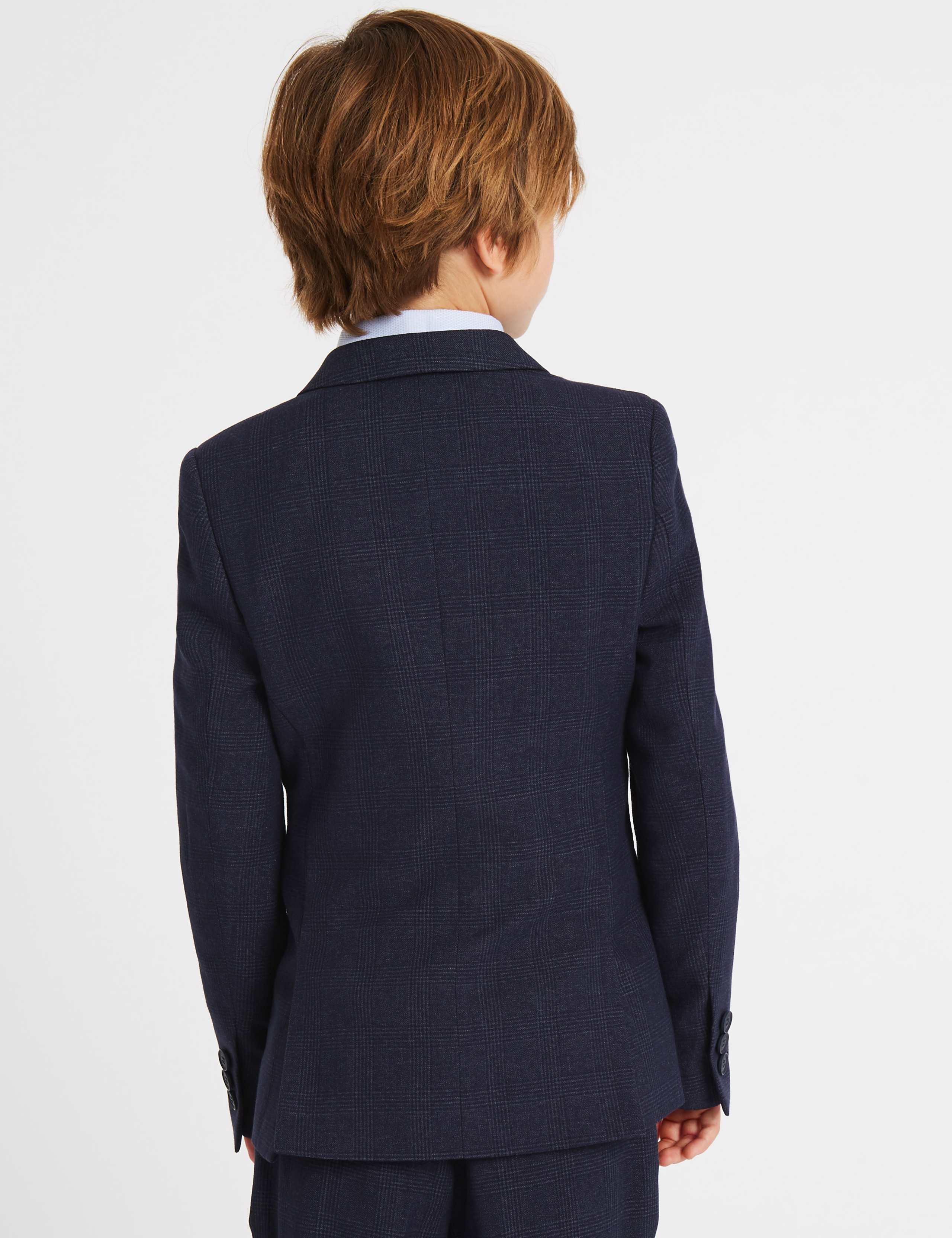 Checked V-Neck Jacket (3-14 Years) 4 of 9