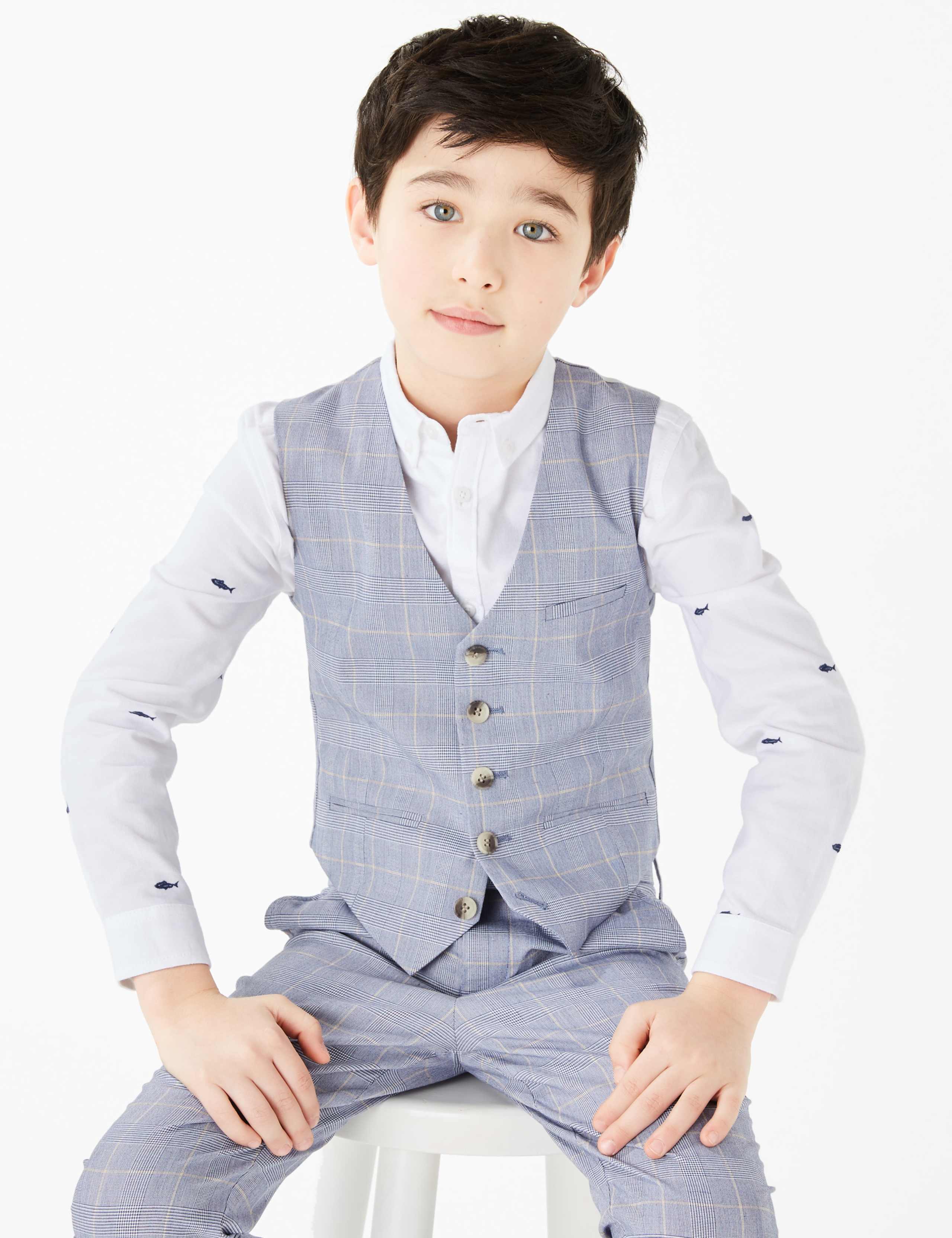Checked Waistcoat (2-16 Yrs) 1 of 6