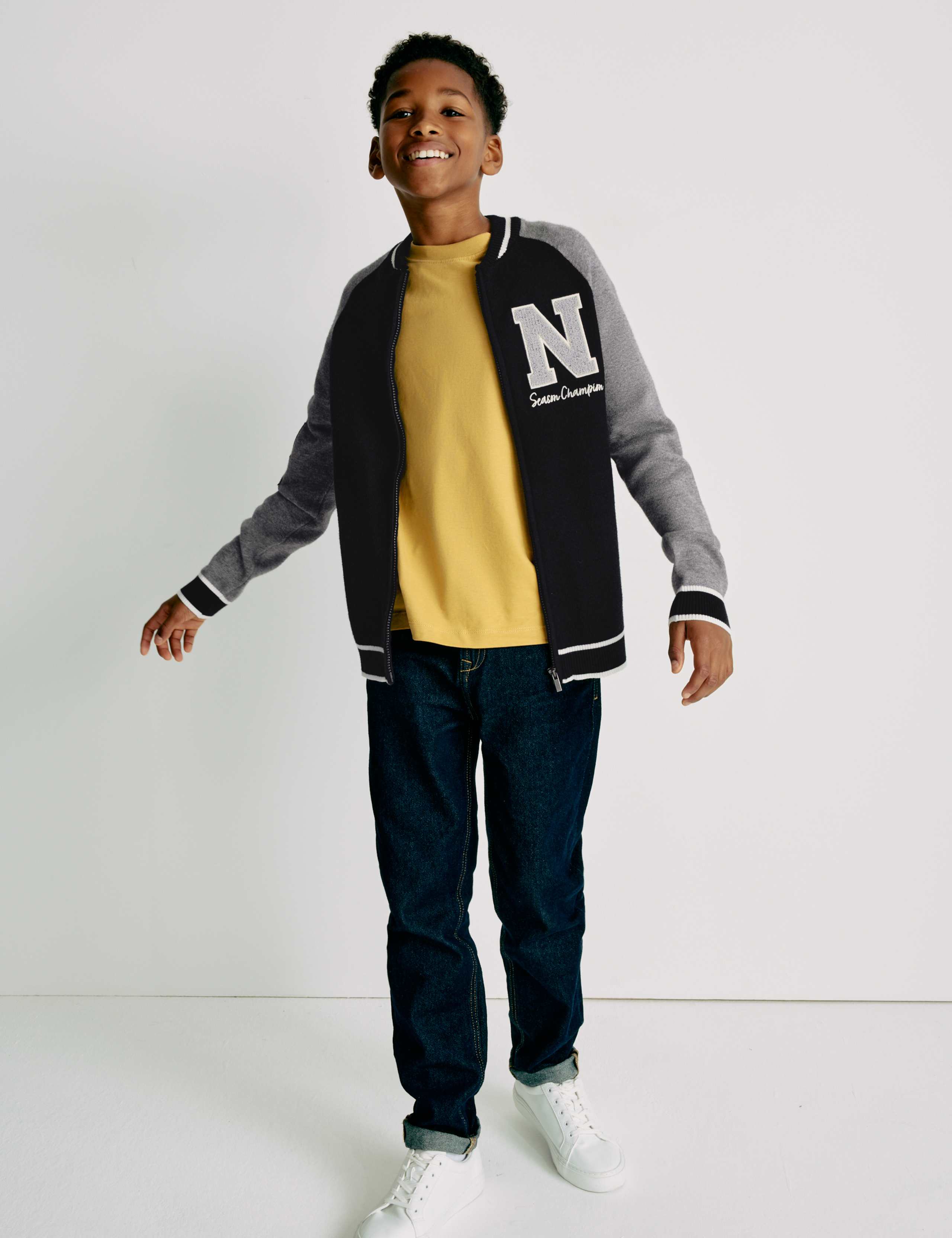 Knitted Zip Cardigan (6-16 Yrs) 4 of 7