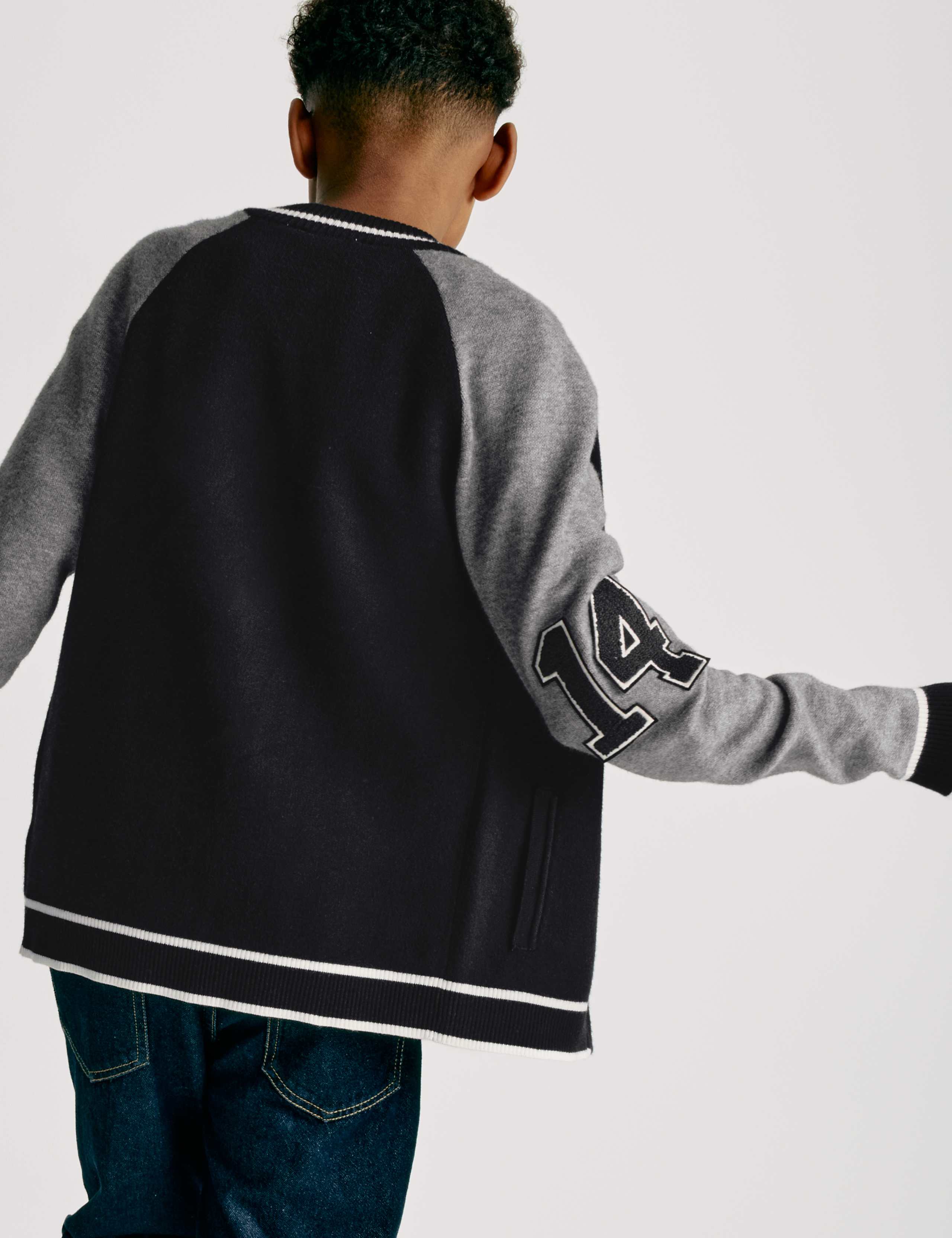 Knitted Zip Cardigan (6-16 Yrs) 5 of 7