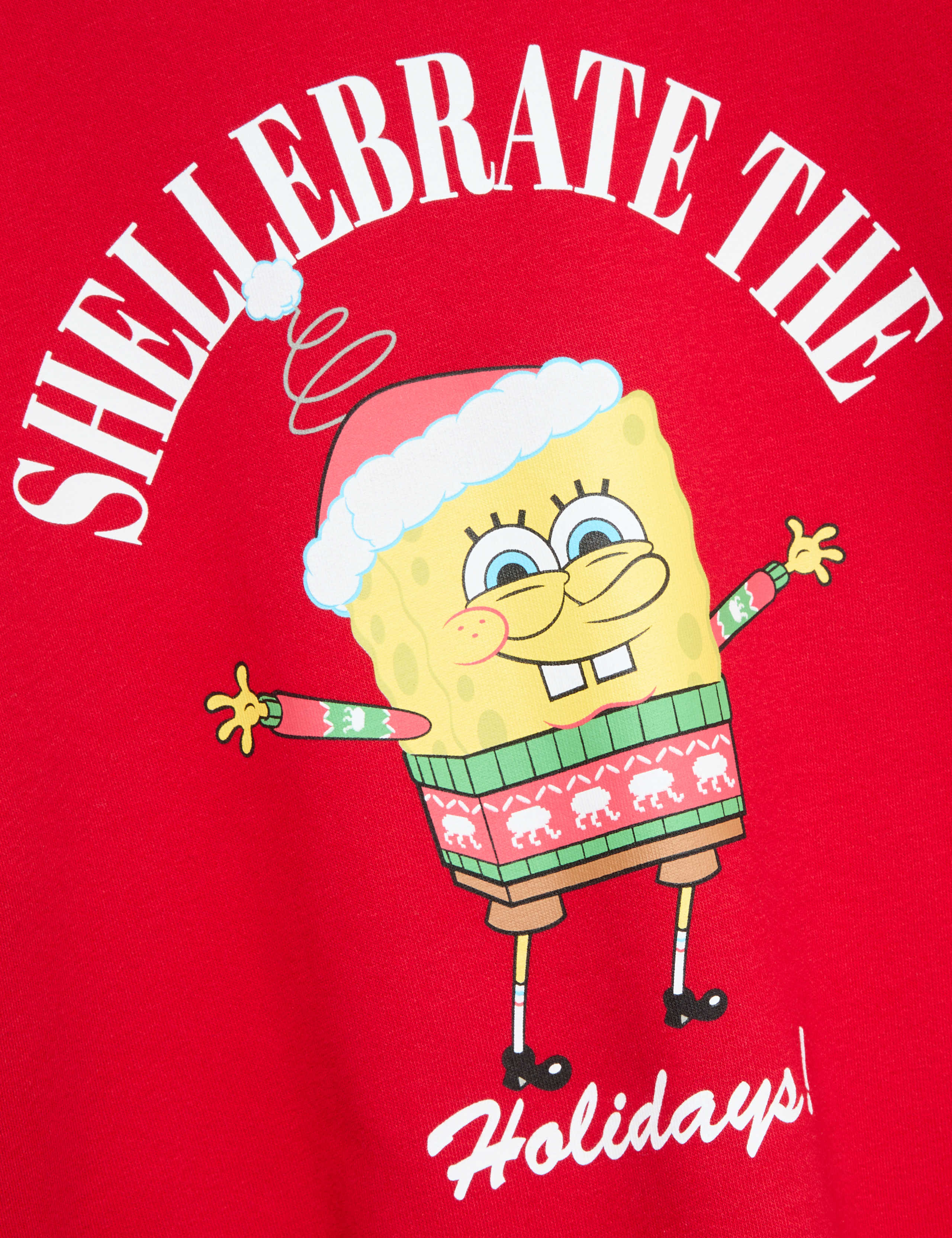 Cotton Rich Spongebob Squarepants™ Sweatshirt (7-16 Yrs) 2 of 2