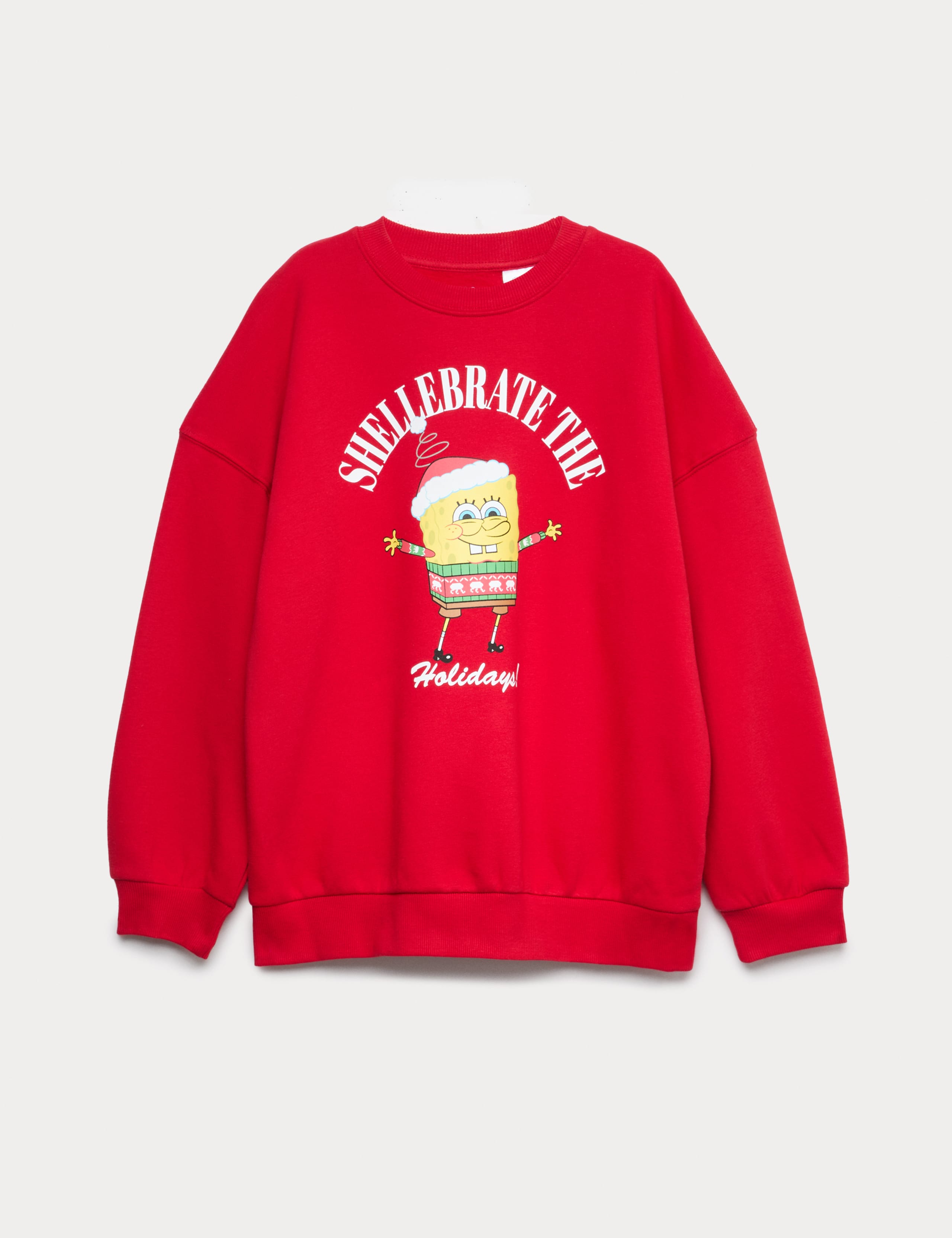 Cotton Rich Spongebob Squarepants™ Sweatshirt (7-16 Yrs) 1 of 2