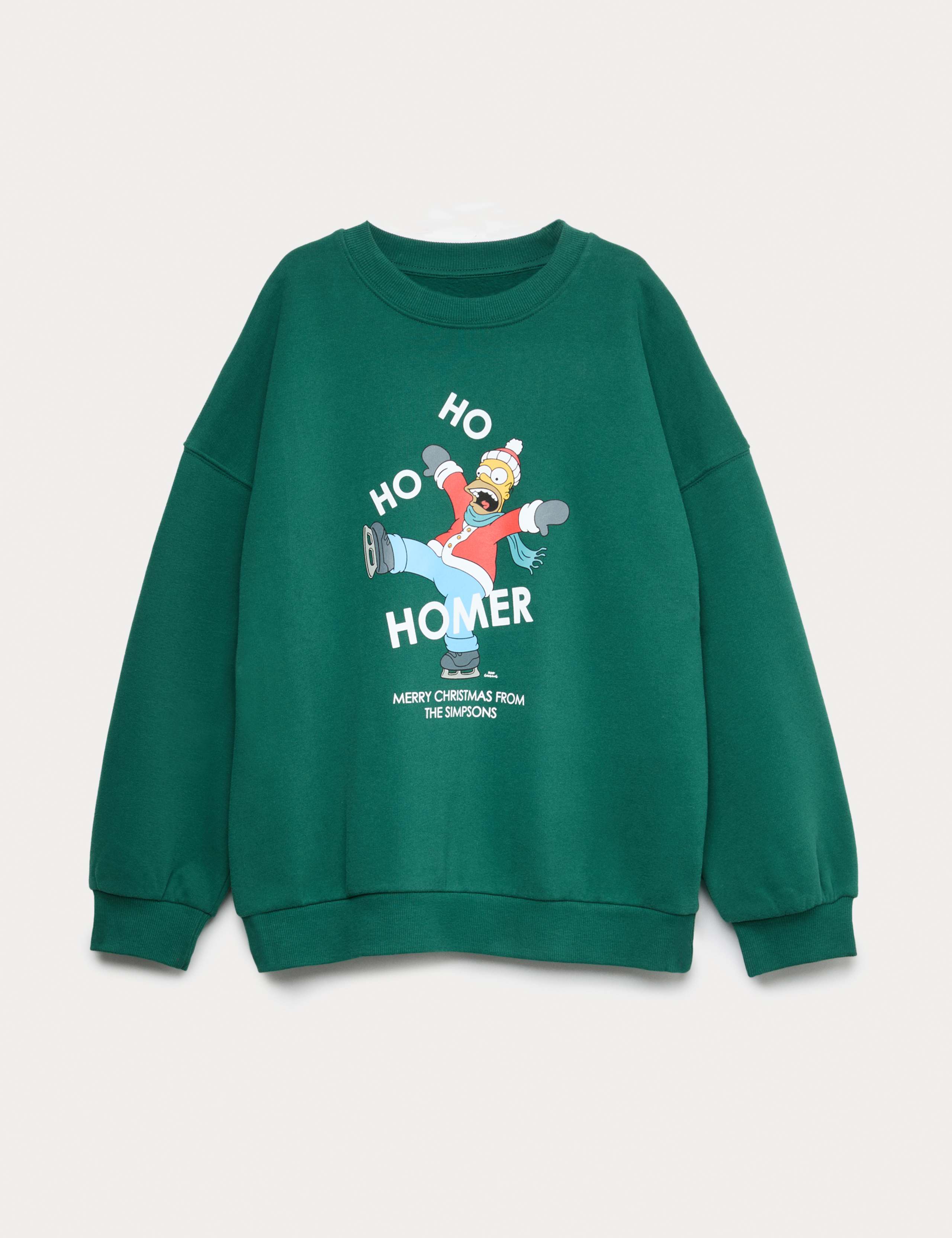 Cotton Rich The Simpsons™ Christmas Sweatshirt (6-16 Yrs) 1 of 1